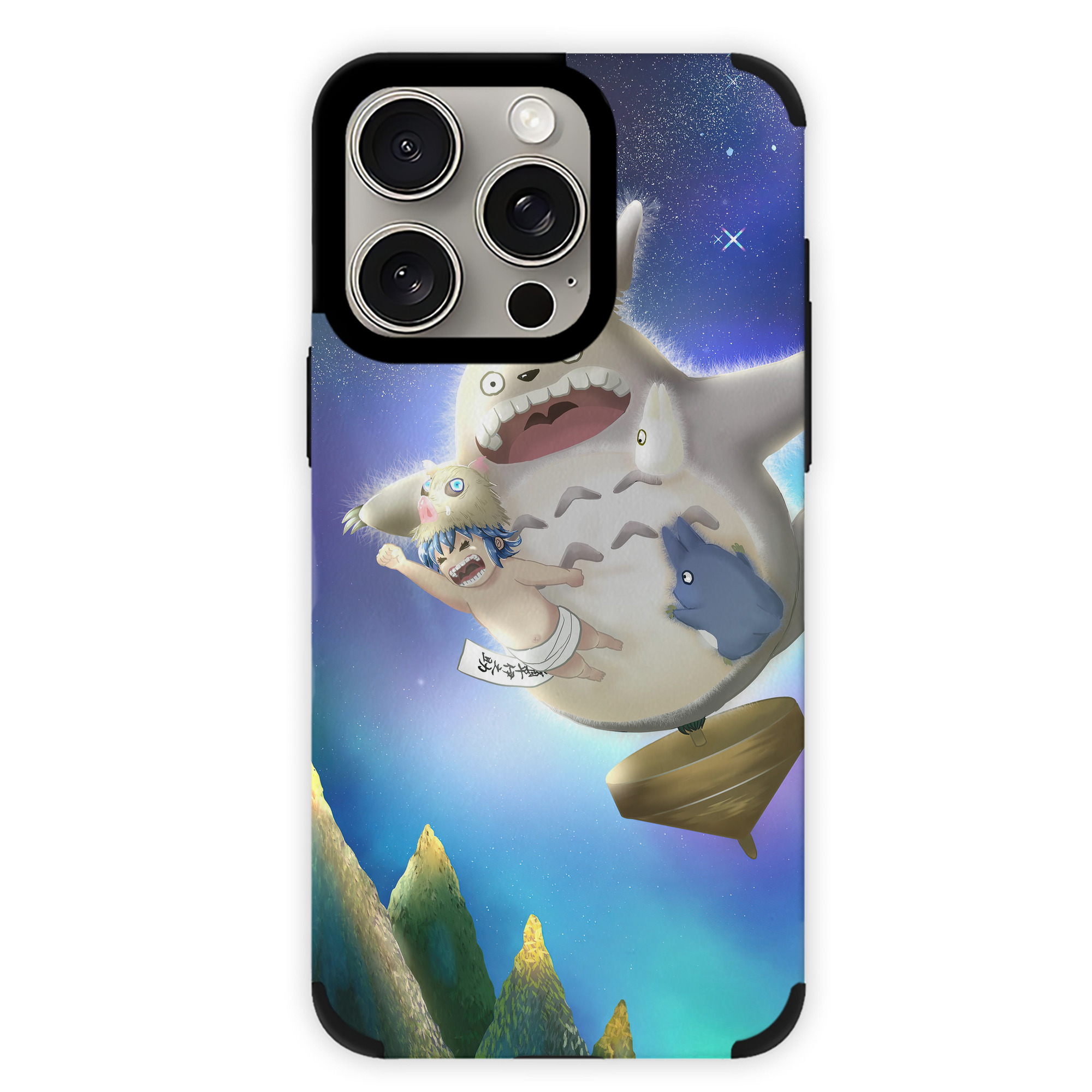 となりのトトロ 草壁メイ 草壁サツキ My Neighbor Totoro Satsuki Kusakabe Mei Kusakabe 【iPhone15ProMax対応】 PUレザー スマホケース 耐衝撃＆黄変防止