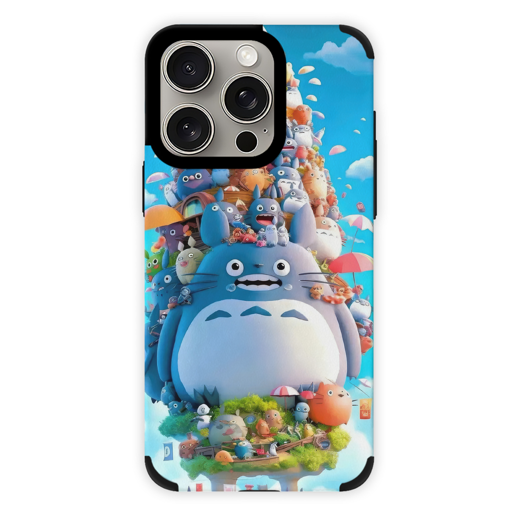 となりのトトロ 草壁メイ 草壁サツキ My Neighbor Totoro Satsuki Kusakabe Mei Kusakabe 【iPhone15ProMax対応】 PUレザー スマホケース 耐衝撃＆黄変防止