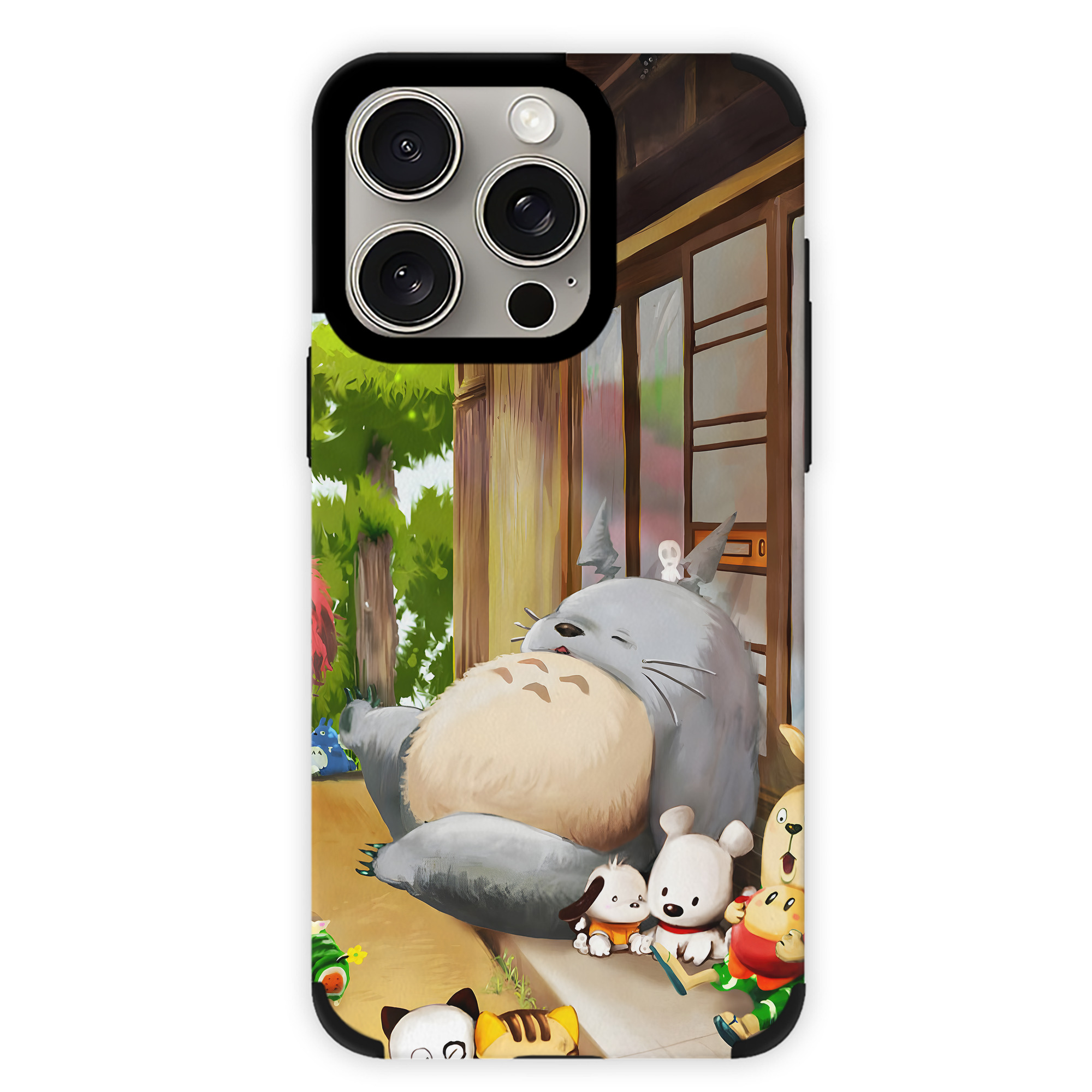 となりのトトロ 草壁メイ 草壁サツキ My Neighbor Totoro Satsuki Kusakabe Mei Kusakabe 【iPhone15ProMax対応】 PUレザー スマホケース 耐衝撃＆黄変防止