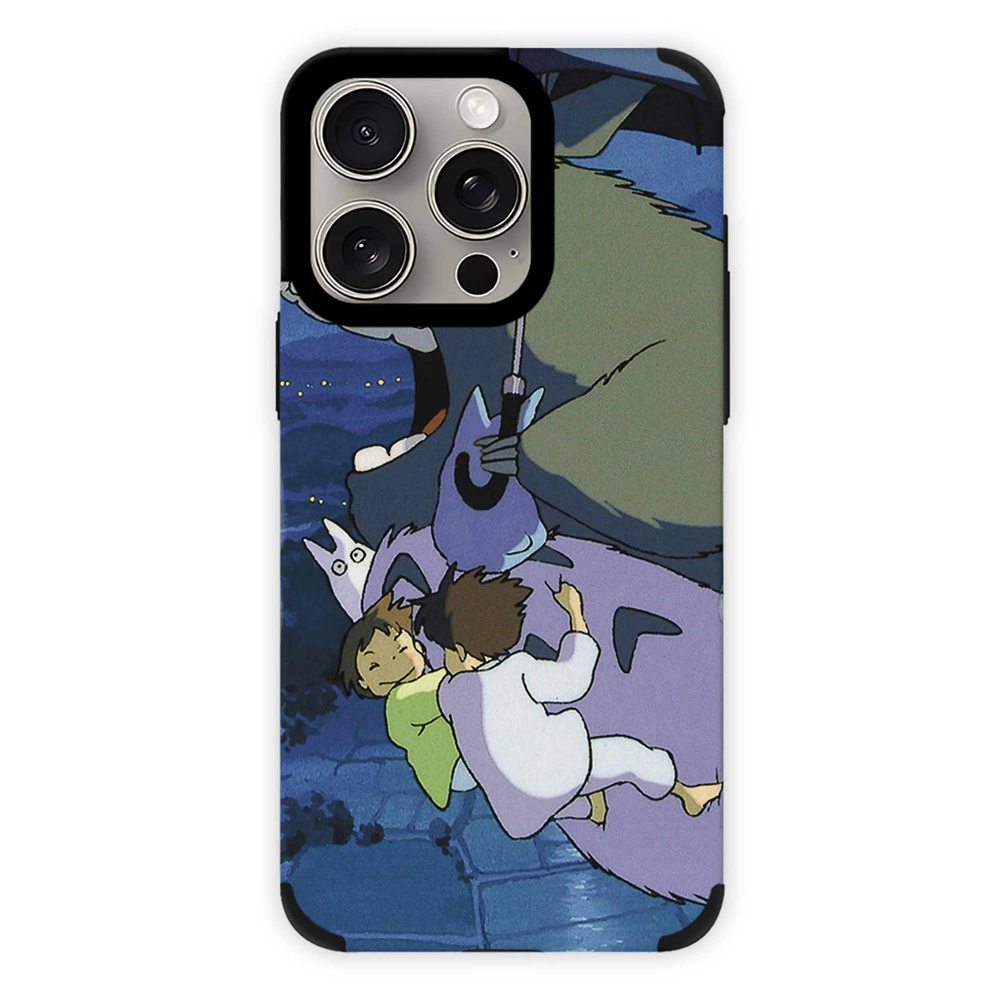 となりのトトロ 草壁メイ 草壁サツキ My Neighbor Totoro Satsuki Kusakabe Mei Kusakabe 【iPhone15ProMax対応】 PUレザー スマホケース 耐衝撃＆黄変防止