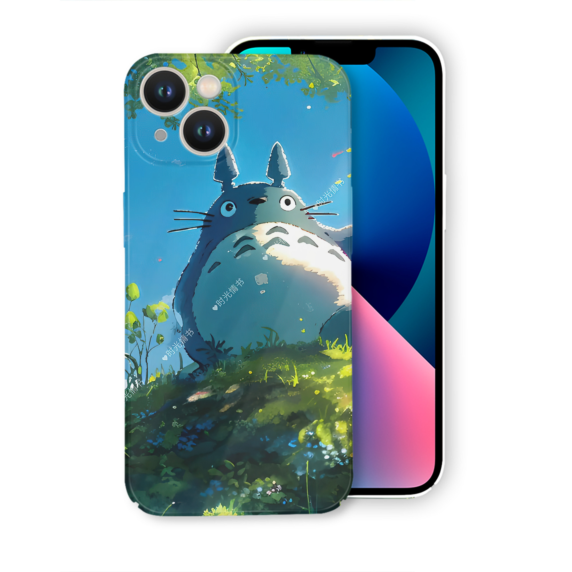 （画像用） となりのトトロ 草壁メイ 草壁サツキ My Neighbor Totoro Satsuki Kusakabe Mei Kusakabe 【iPhone 14シリーズ対応】ハードケース