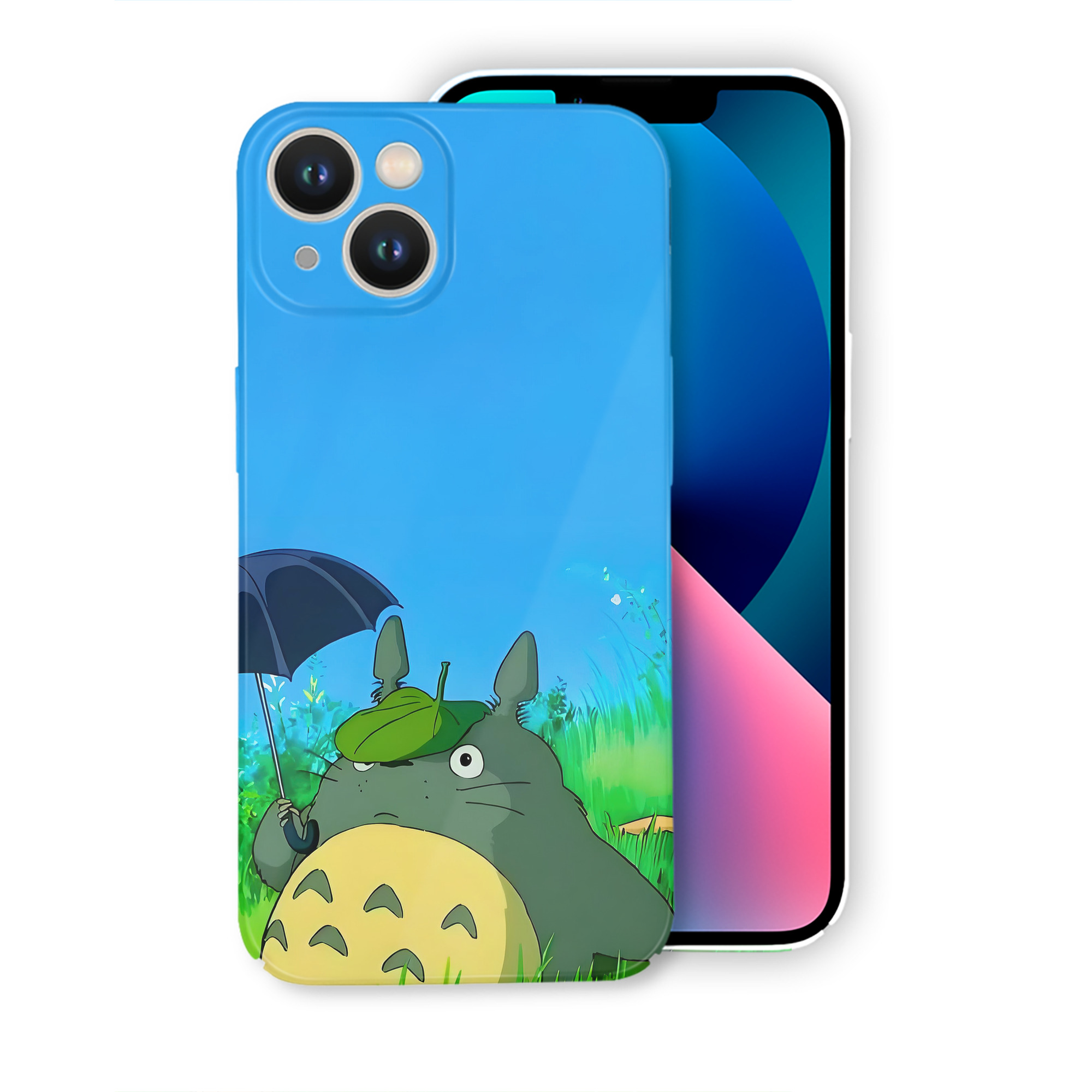 （画像用） となりのトトロ 草壁メイ 草壁サツキ My Neighbor Totoro Satsuki Kusakabe Mei Kusakabe 【iPhone 14シリーズ対応】ハードケース