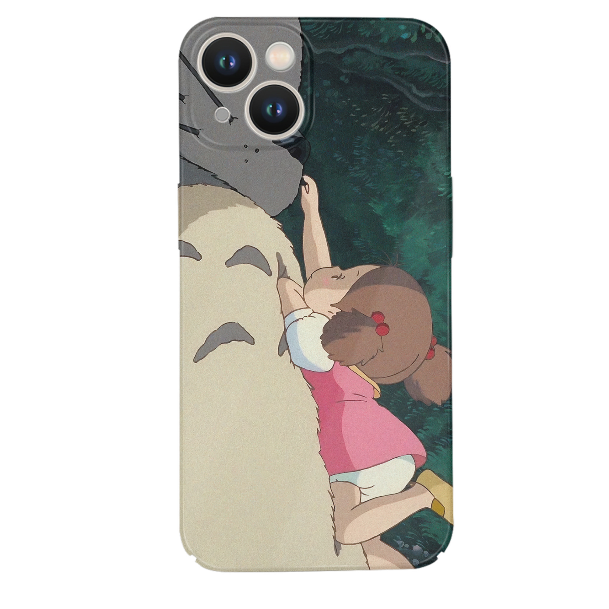 （画像用） となりのトトロ 草壁メイ 草壁サツキ My Neighbor Totoro Satsuki Kusakabe Mei Kusakabe 【iPhone 14シリーズ対応】ハードケース