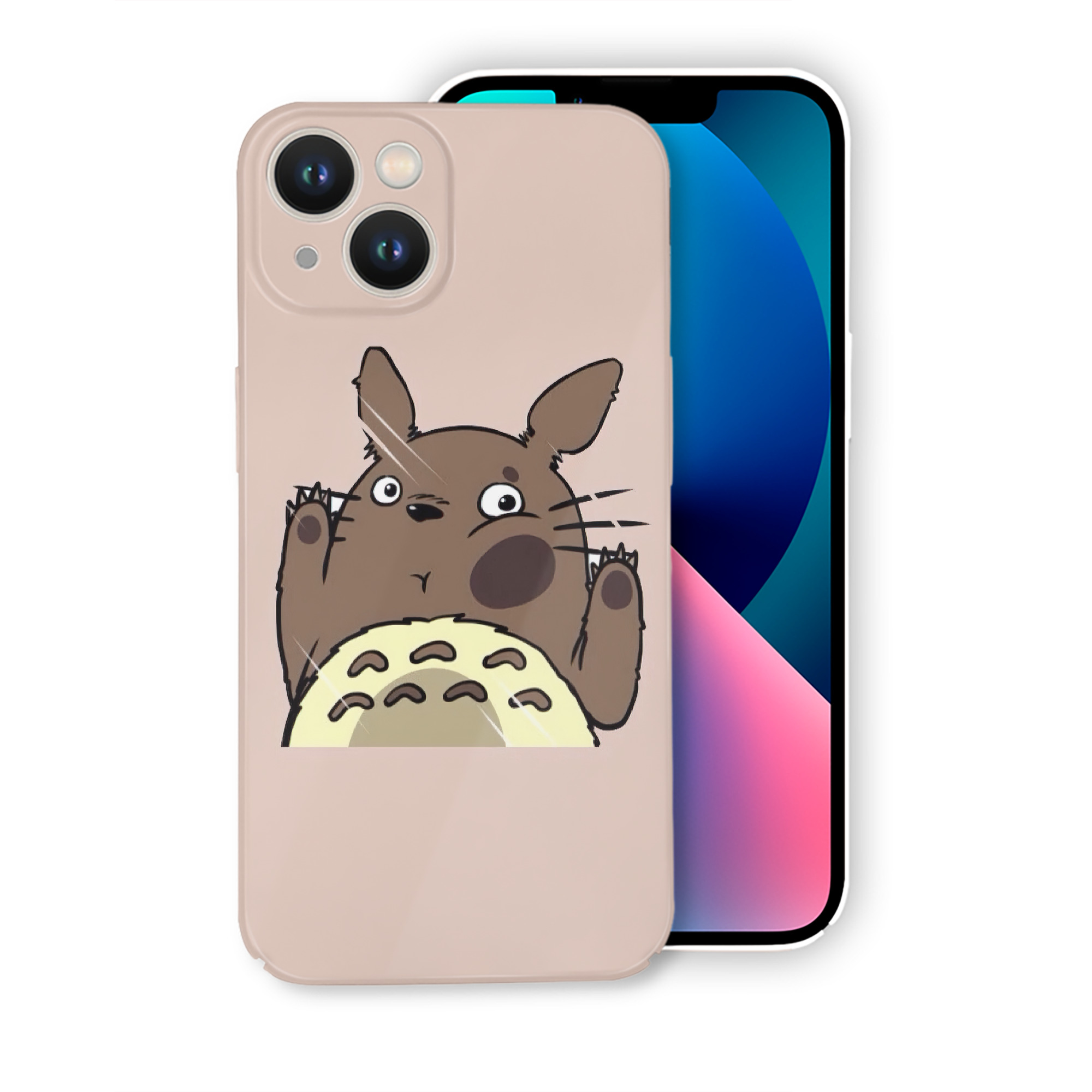 （画像用） となりのトトロ 草壁メイ 草壁サツキ My Neighbor Totoro Satsuki Kusakabe Mei Kusakabe 【iPhone 14シリーズ対応】ハードケース