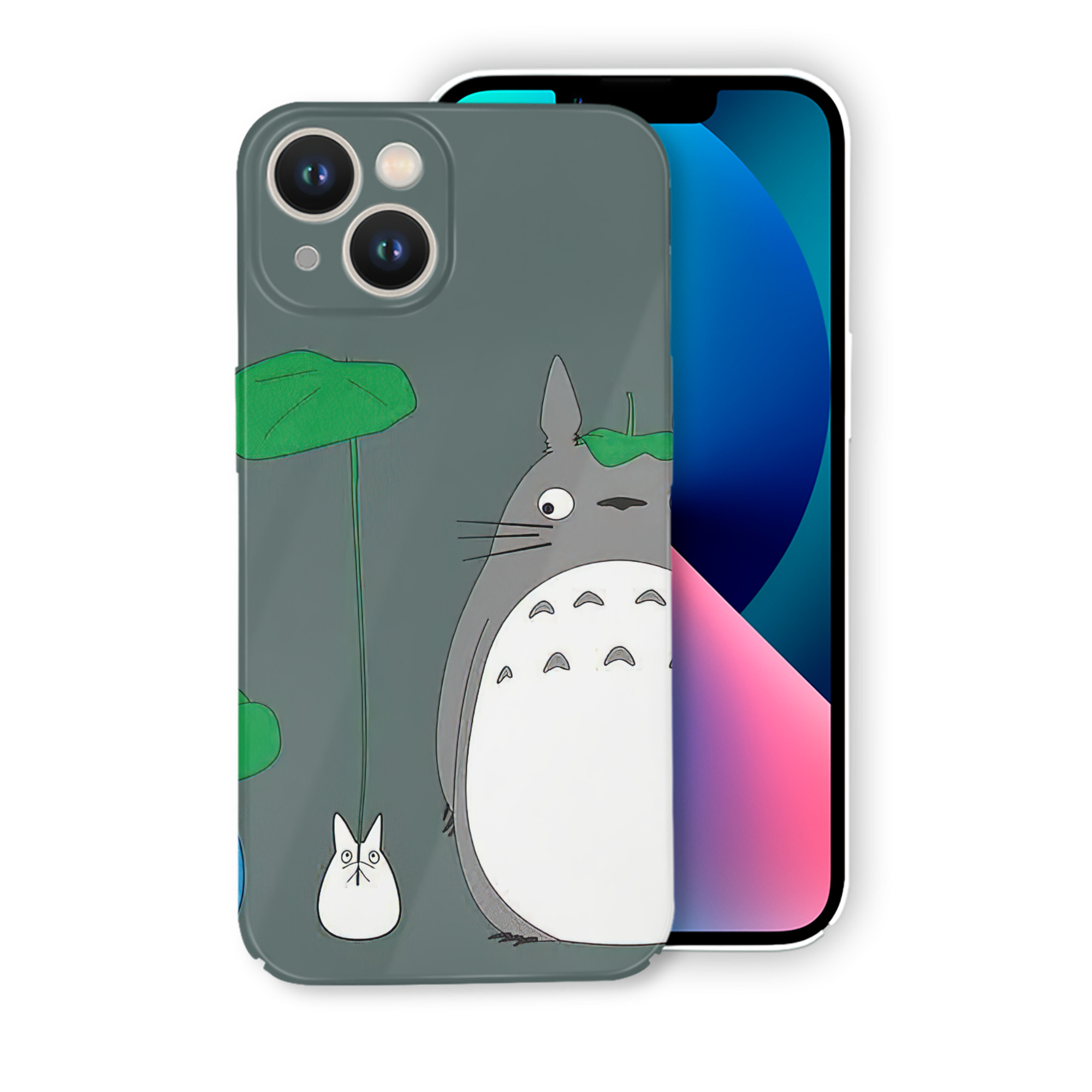 （画像用） となりのトトロ 草壁メイ 草壁サツキ My Neighbor Totoro Satsuki Kusakabe Mei Kusakabe 【iPhone 14シリーズ対応】ハードケース