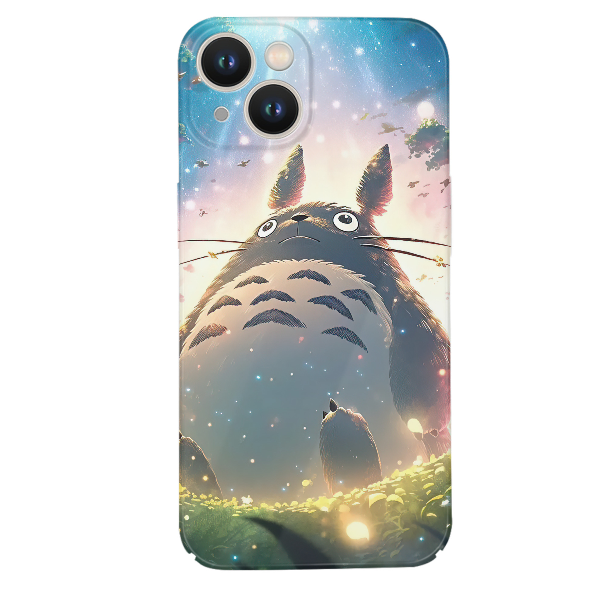 （画像用） となりのトトロ 草壁メイ 草壁サツキ My Neighbor Totoro Satsuki Kusakabe Mei Kusakabe 【iPhone 14シリーズ対応】ハードケース