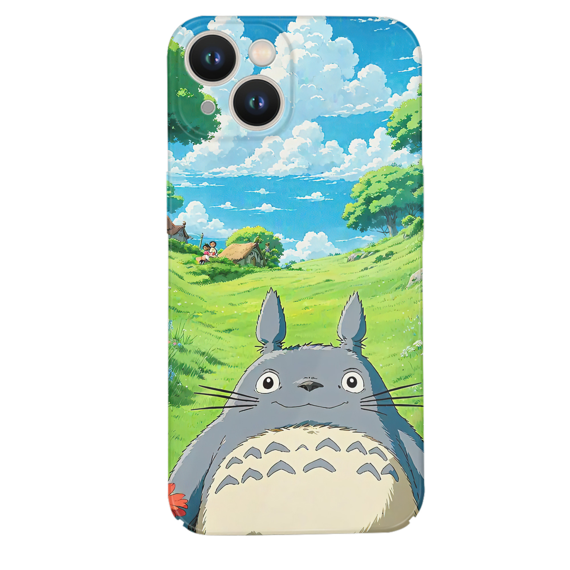 （画像用） となりのトトロ 草壁メイ 草壁サツキ My Neighbor Totoro Satsuki Kusakabe Mei Kusakabe 【iPhone 14シリーズ対応】ハードケース