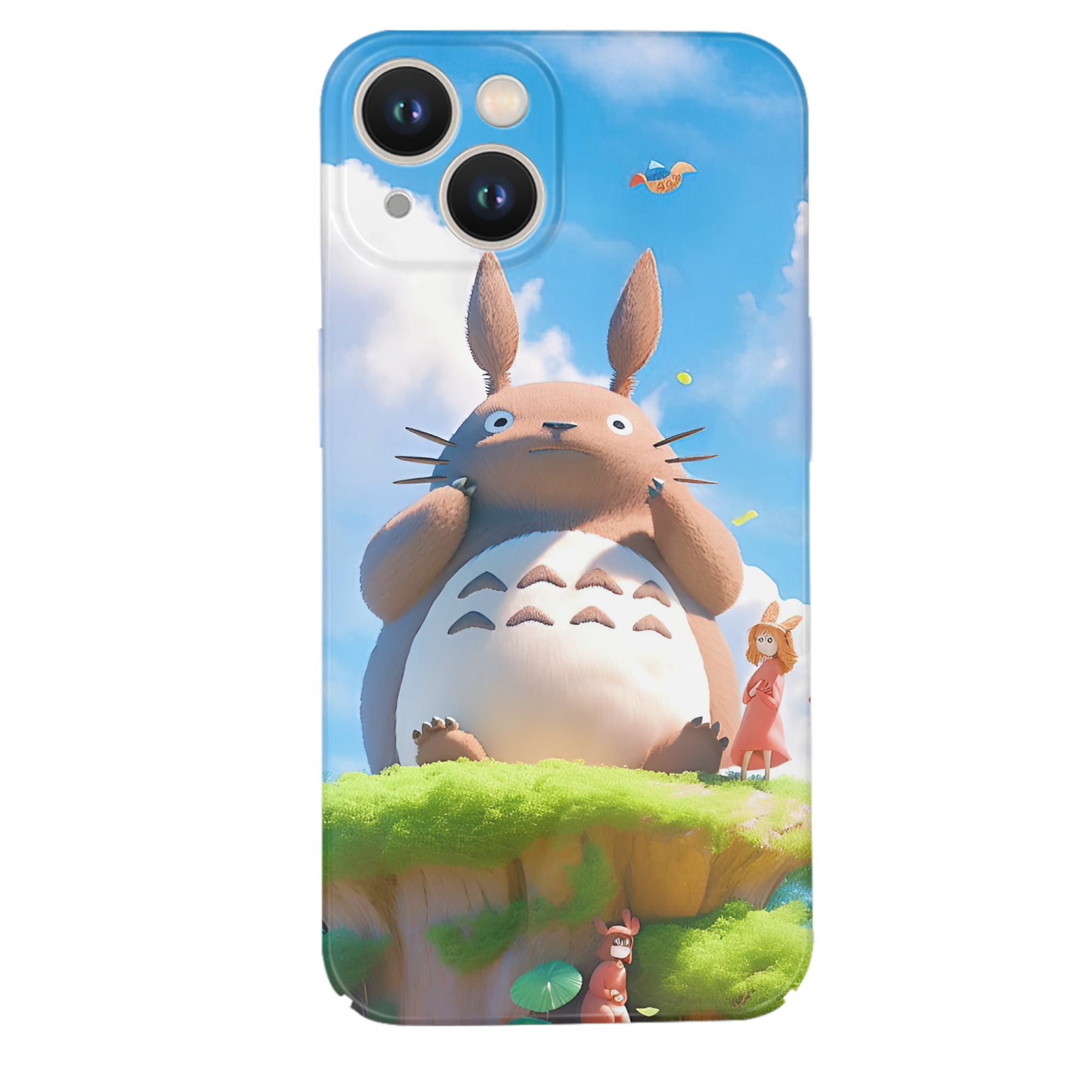 （画像用） となりのトトロ 草壁メイ 草壁サツキ My Neighbor Totoro Satsuki Kusakabe Mei Kusakabe 【iPhone 14シリーズ対応】ハードケース