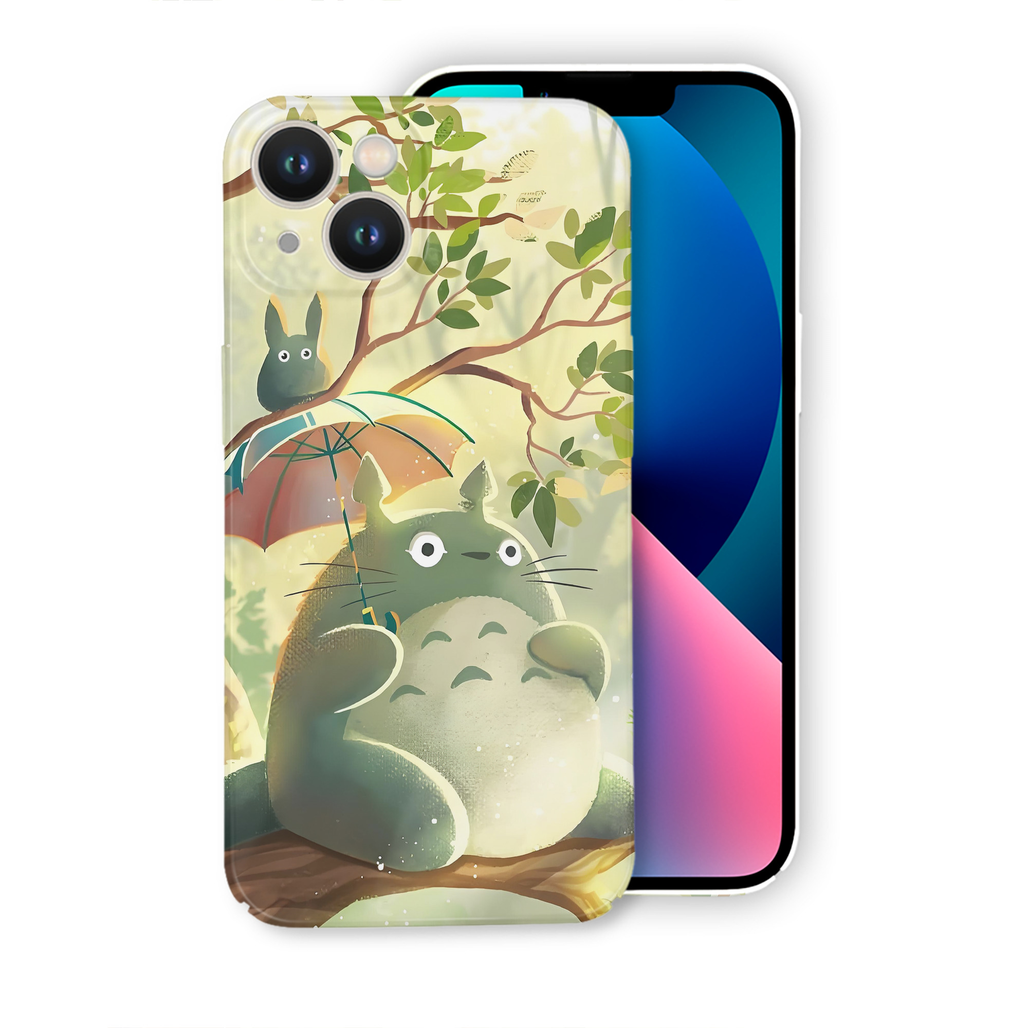 （画像用） となりのトトロ 草壁メイ 草壁サツキ My Neighbor Totoro Satsuki Kusakabe Mei Kusakabe 【iPhone 14シリーズ対応】ハードケース