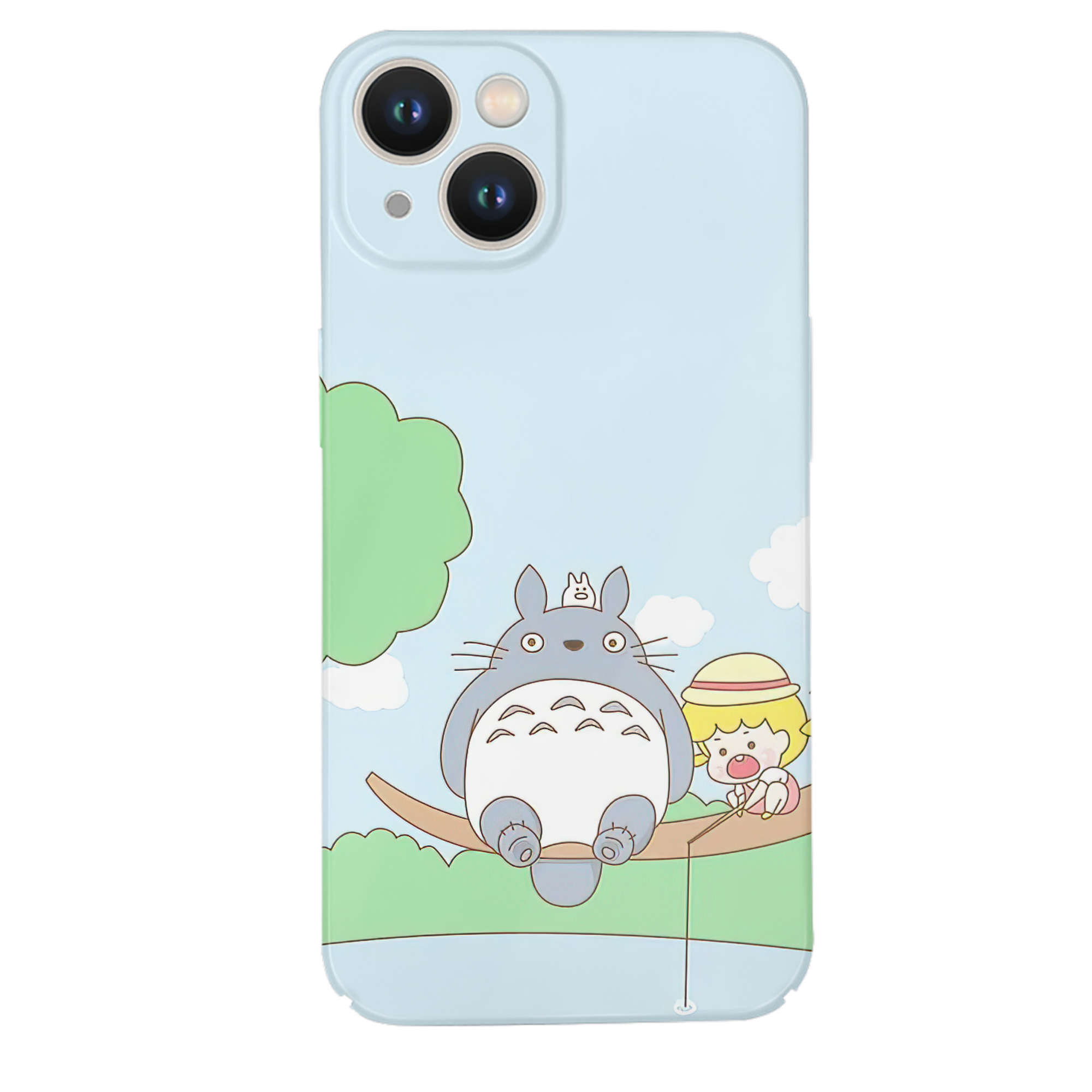 （画像用） となりのトトロ 草壁メイ 草壁サツキ My Neighbor Totoro Satsuki Kusakabe Mei Kusakabe 【iPhone 14シリーズ対応】ハードケース