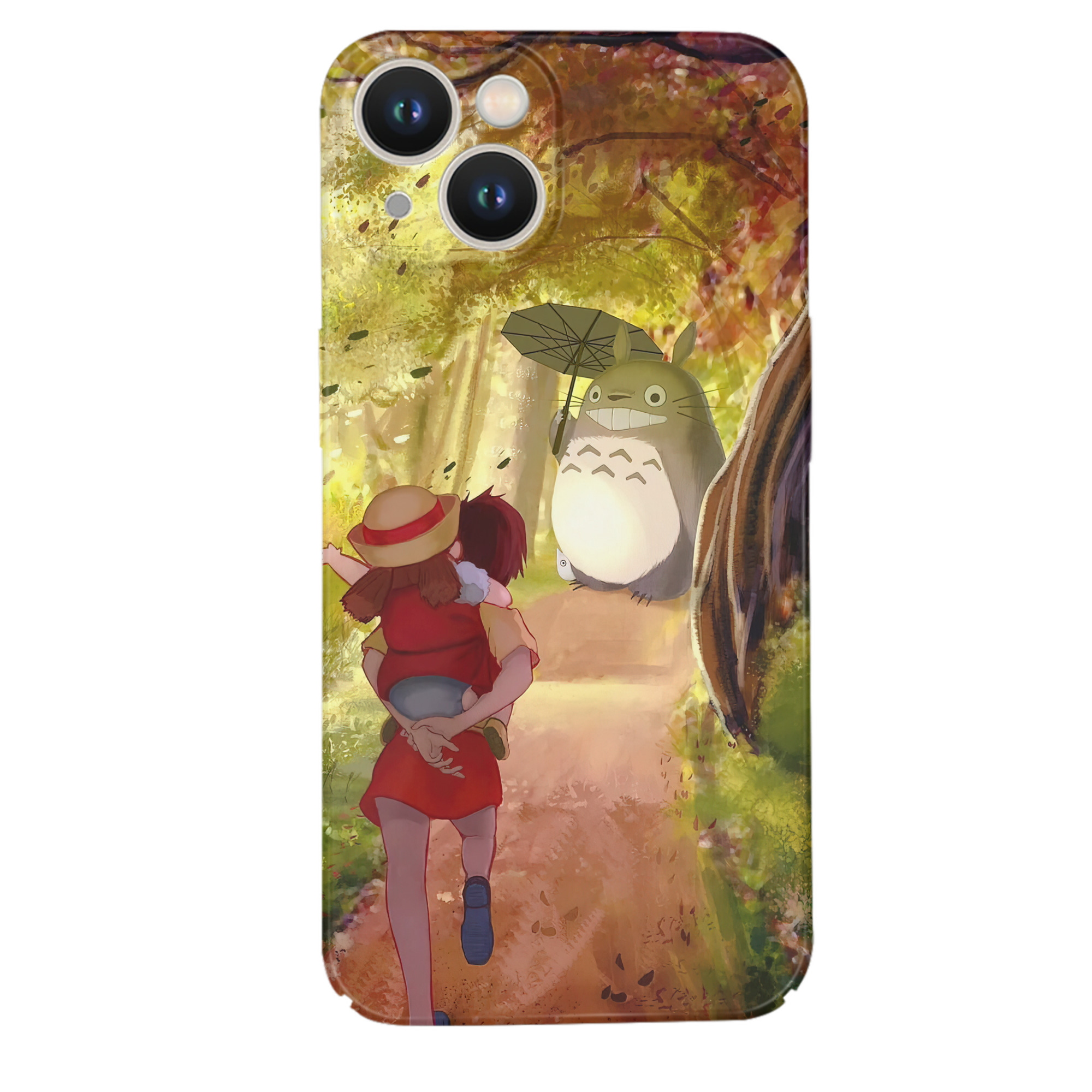 （画像用） となりのトトロ 草壁メイ 草壁サツキ My Neighbor Totoro Satsuki Kusakabe Mei Kusakabe 【iPhone 14シリーズ対応】ハードケース
