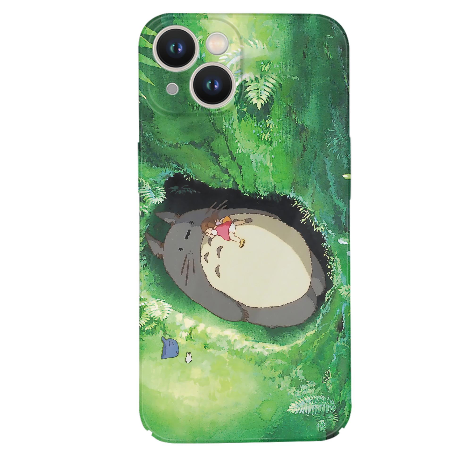 （画像用） となりのトトロ 草壁メイ 草壁サツキ My Neighbor Totoro Satsuki Kusakabe Mei Kusakabe 【iPhone 14シリーズ対応】ハードケース