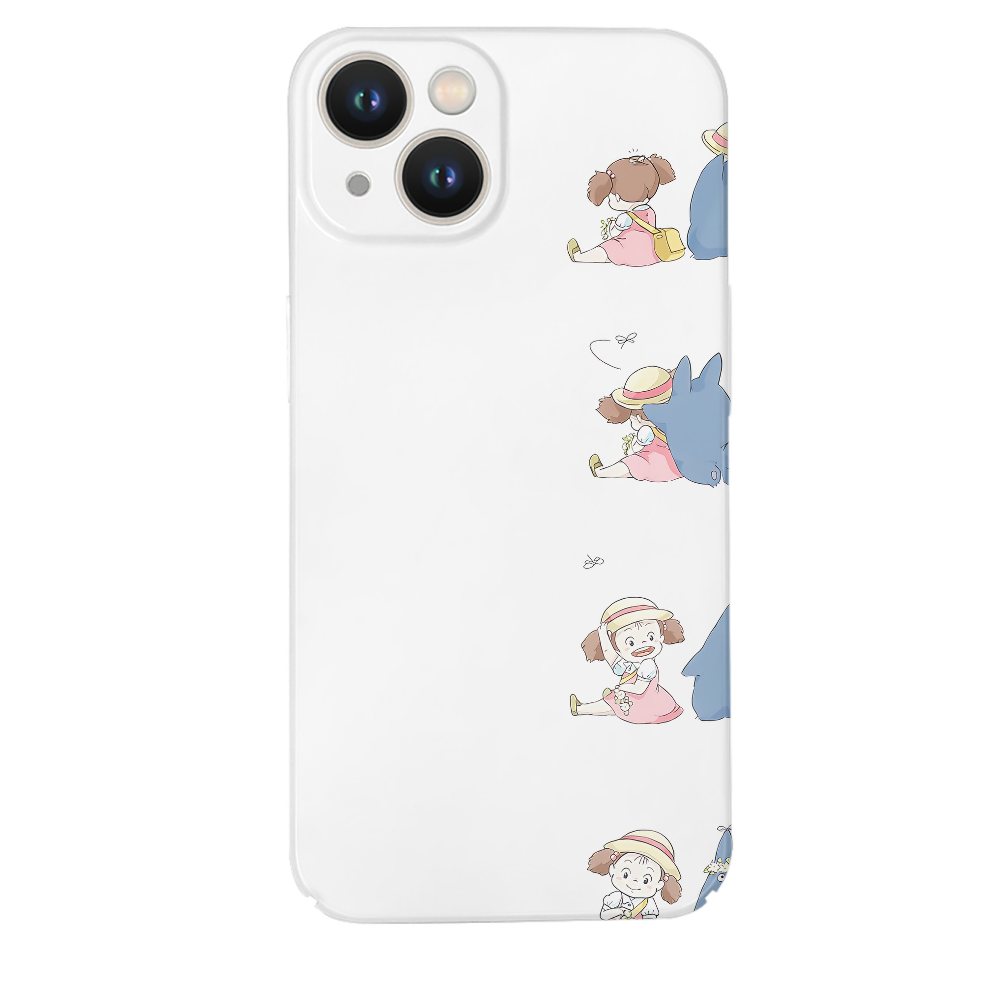 （画像用） となりのトトロ 草壁メイ 草壁サツキ My Neighbor Totoro Satsuki Kusakabe Mei Kusakabe 【iPhone 14シリーズ対応】ハードケース