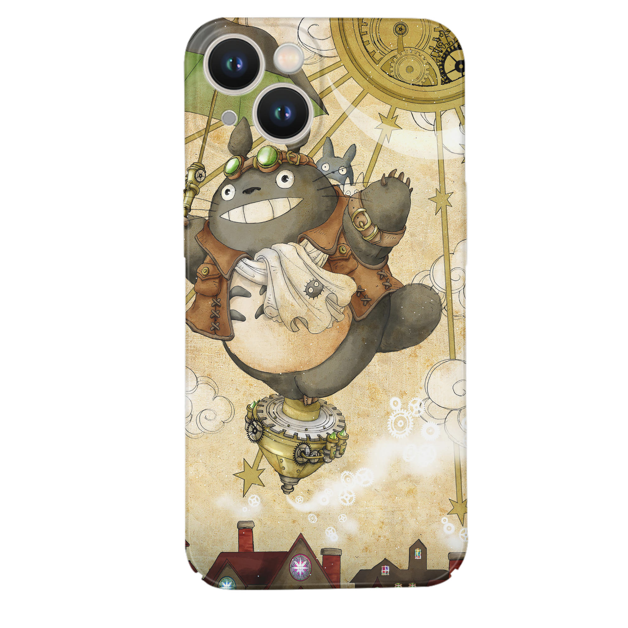 （画像用） となりのトトロ 草壁メイ 草壁サツキ My Neighbor Totoro Satsuki Kusakabe Mei Kusakabe 【iPhone 14シリーズ対応】ハードケース