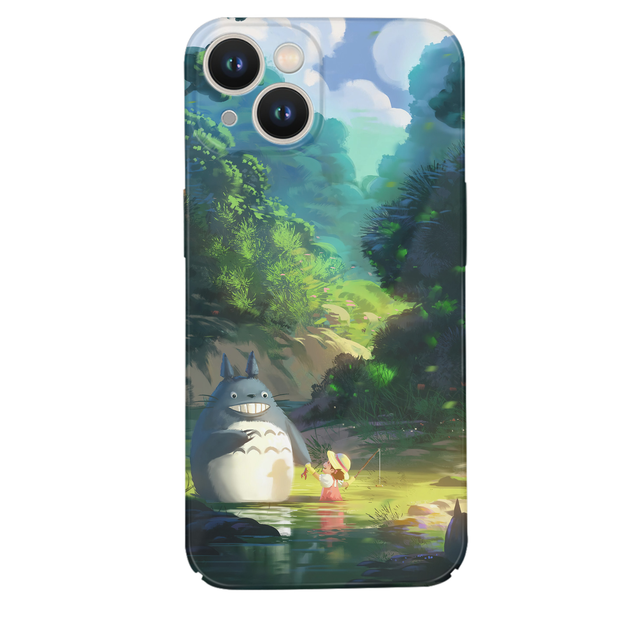 （画像用） となりのトトロ 草壁メイ 草壁サツキ My Neighbor Totoro Satsuki Kusakabe Mei Kusakabe 【iPhone 14シリーズ対応】ハードケース