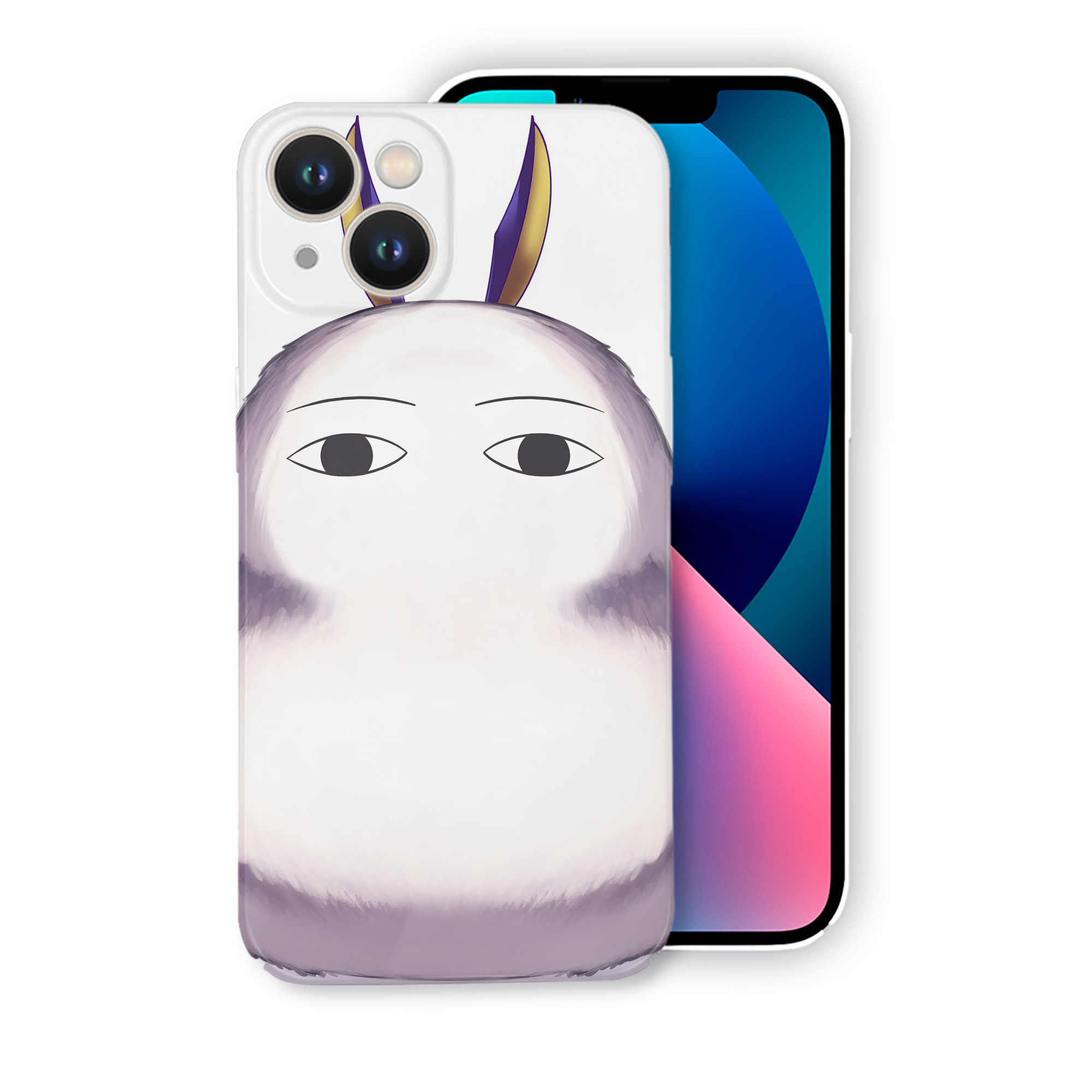 （画像用） となりのトトロ 草壁メイ 草壁サツキ My Neighbor Totoro Satsuki Kusakabe Mei Kusakabe 【iPhone 14シリーズ対応】ハードケース