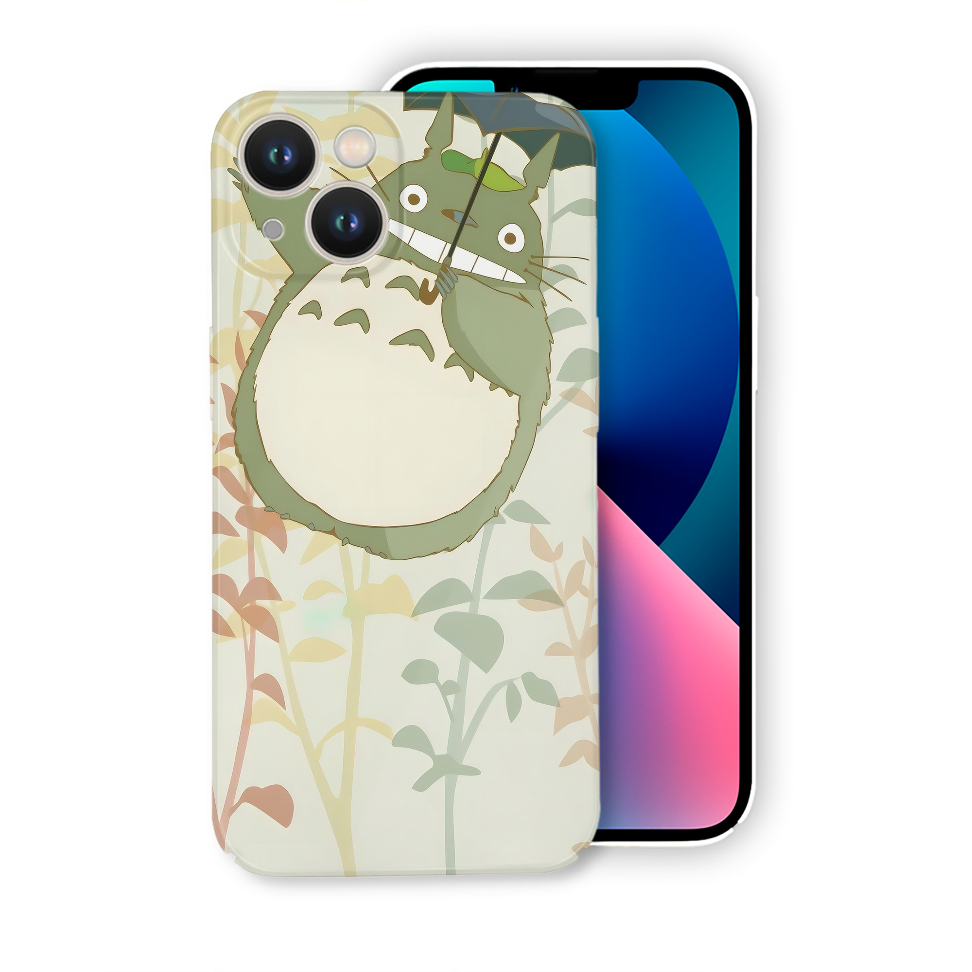（画像用） となりのトトロ 草壁メイ 草壁サツキ My Neighbor Totoro Satsuki Kusakabe Mei Kusakabe 【iPhone 14シリーズ対応】ハードケース