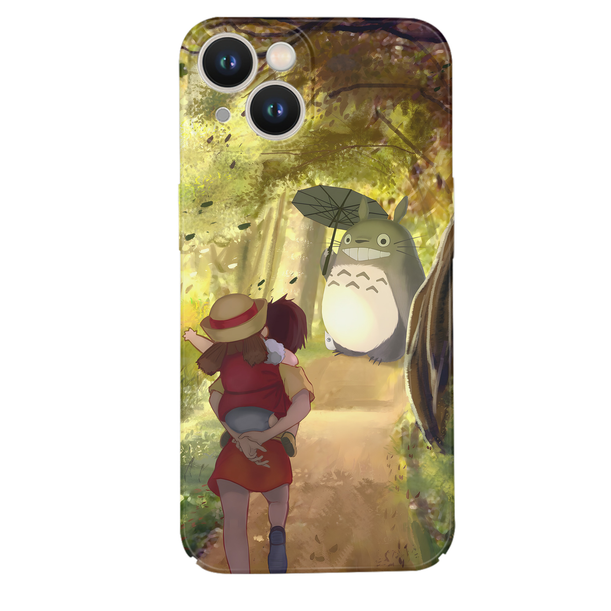 （画像用） となりのトトロ 草壁メイ 草壁サツキ My Neighbor Totoro Satsuki Kusakabe Mei Kusakabe 【iPhone 14シリーズ対応】ハードケース