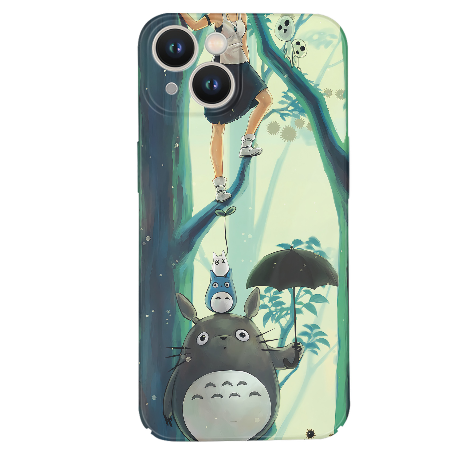 （画像用） となりのトトロ 草壁メイ 草壁サツキ My Neighbor Totoro Satsuki Kusakabe Mei Kusakabe 【iPhone 14シリーズ対応】ハードケース