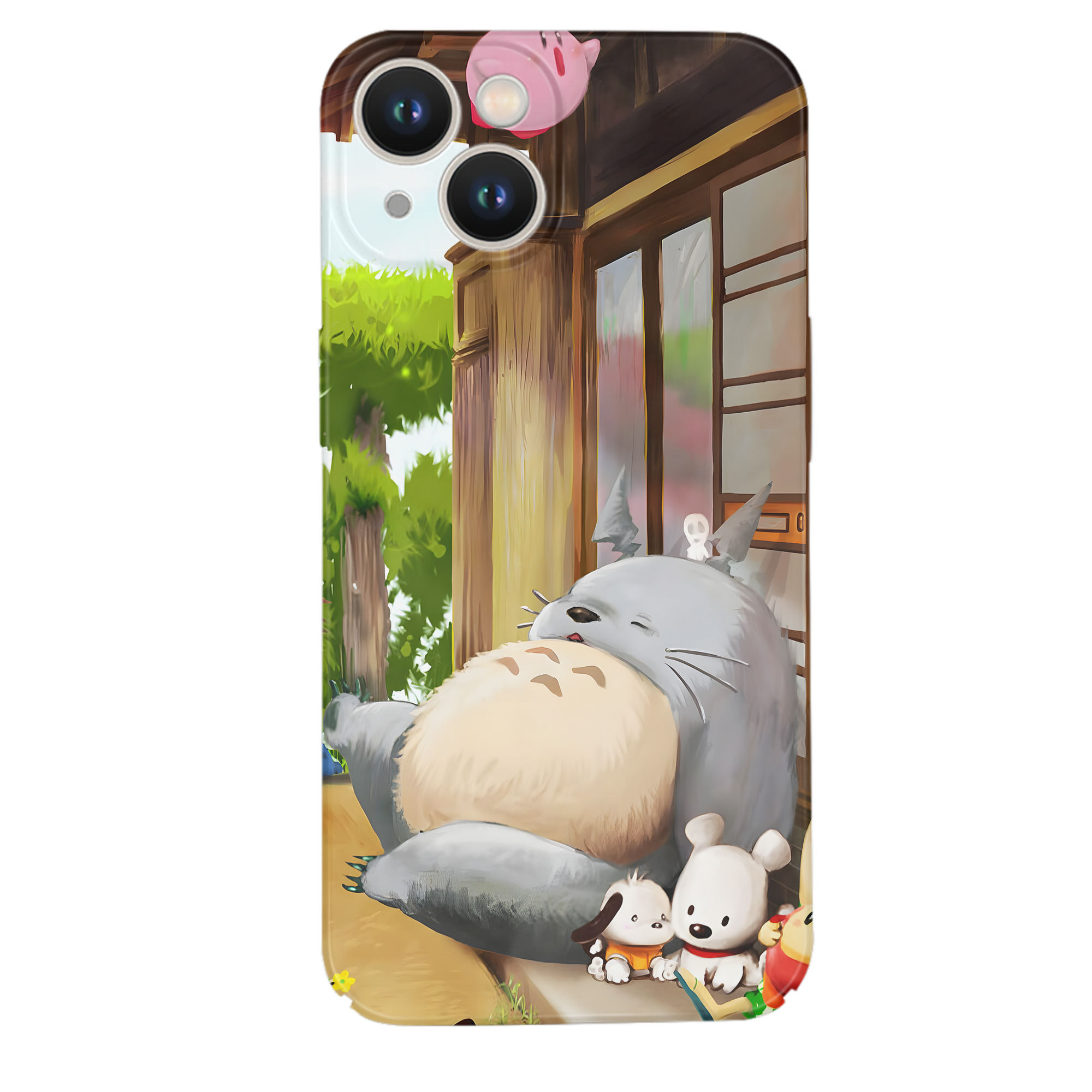 （画像用） となりのトトロ 草壁メイ 草壁サツキ My Neighbor Totoro Satsuki Kusakabe Mei Kusakabe 【iPhone 14シリーズ対応】ハードケース