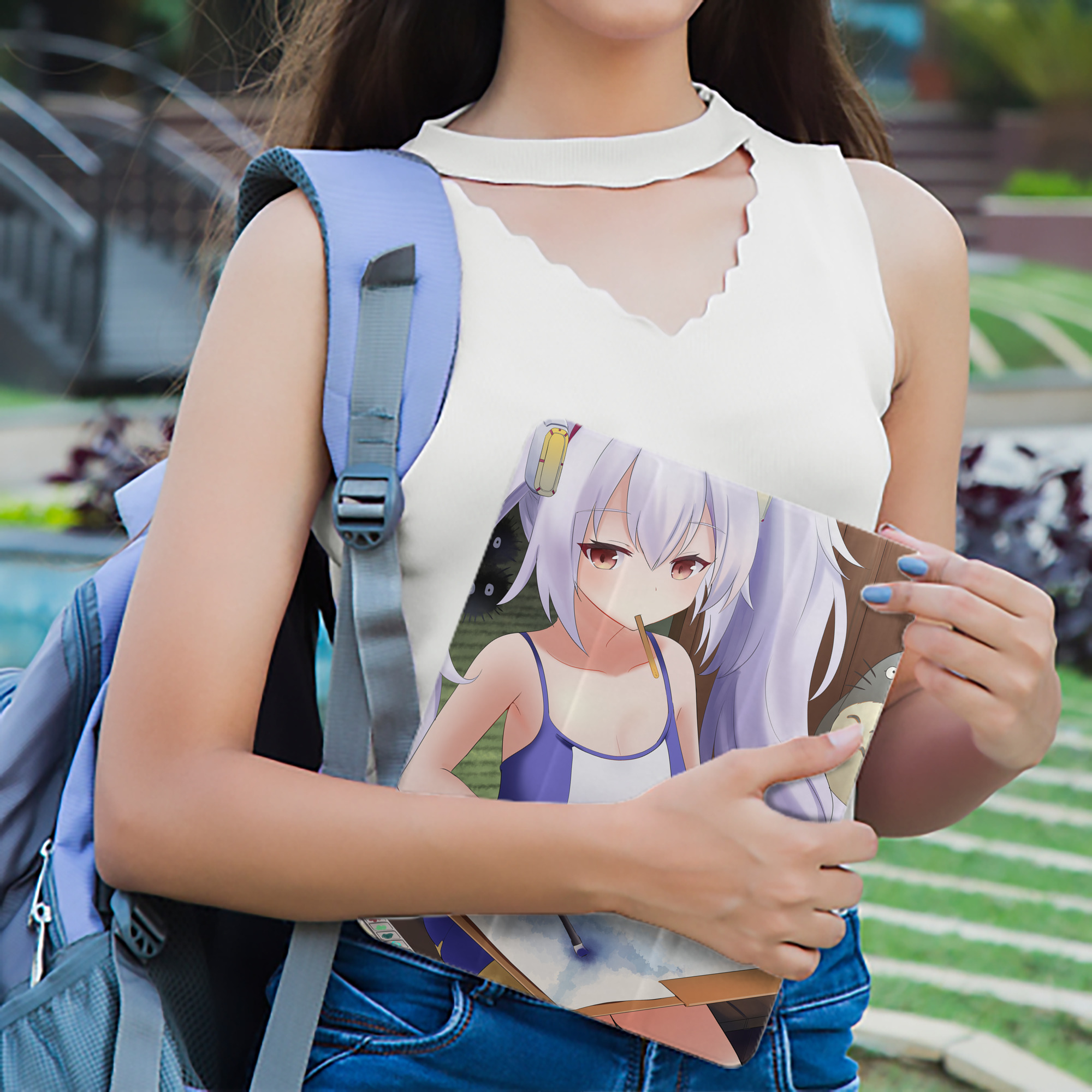 となりのトトロ 草壁メイ 草壁サツキ My Neighbor Totoro Satsuki Kusakabe Mei Kusakabe IPad ケース ペン収納付き 三つ折りスタンド PUレザー×シリコン 対応機種9.5/10.5/10.9インチ