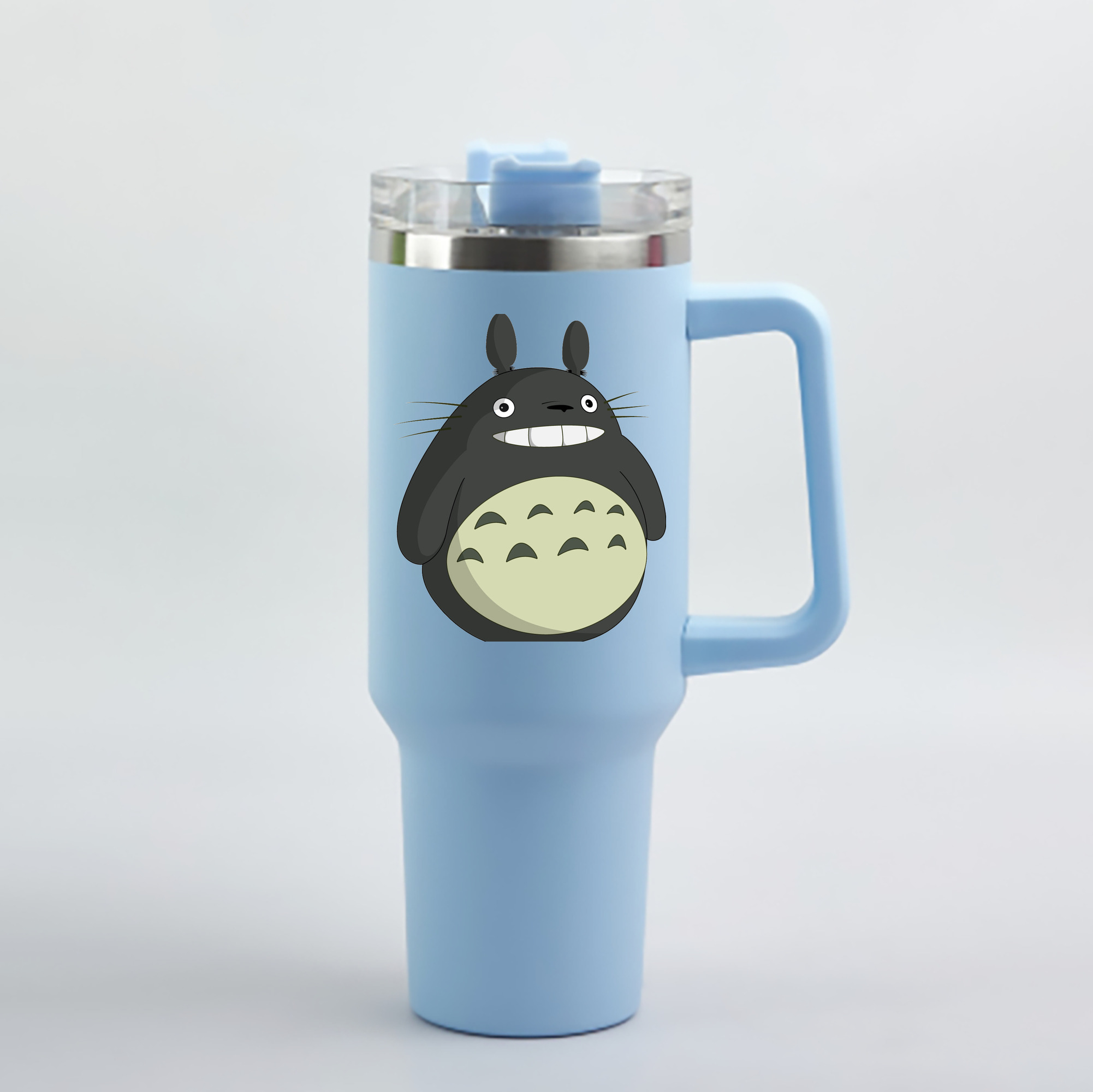 （画像用） となりのトトロ 草壁メイ 草壁サツキ My Neighbor Totoro Satsuki Kusakabe Mei Kusakabe 1200mL車用タンブラー - クリスタルステッカー（プラスチックストロー付き）