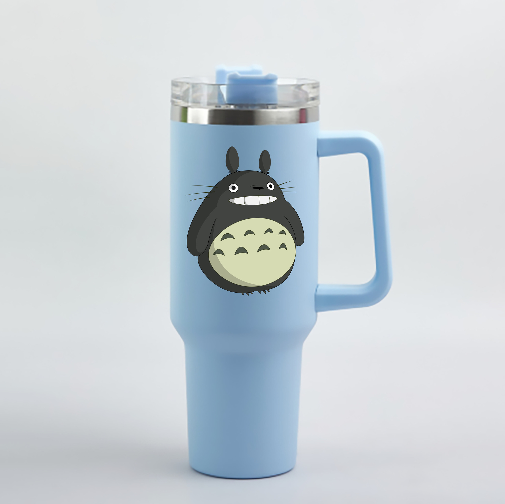 （画像用） となりのトトロ 草壁メイ 草壁サツキ My Neighbor Totoro Satsuki Kusakabe Mei Kusakabe 1200mL車用タンブラー - クリスタルステッカー（プラスチックストロー付き）