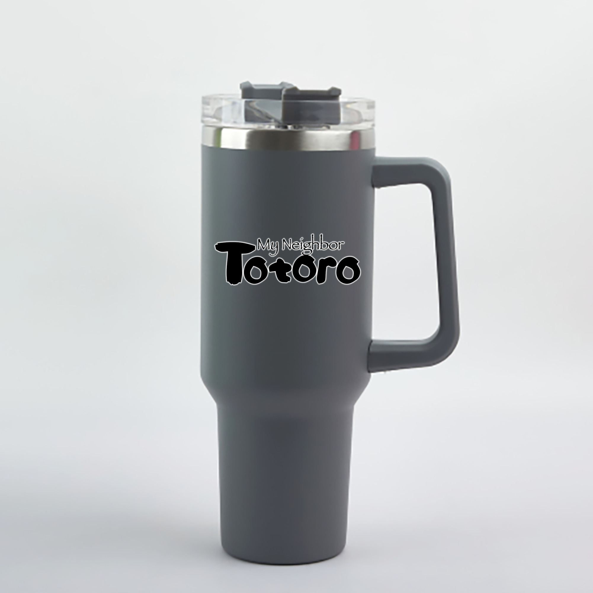 （画像用） となりのトトロ 草壁メイ 草壁サツキ My Neighbor Totoro Satsuki Kusakabe Mei Kusakabe 1200mL車用タンブラー - クリスタルステッカー（プラスチックストロー付き）