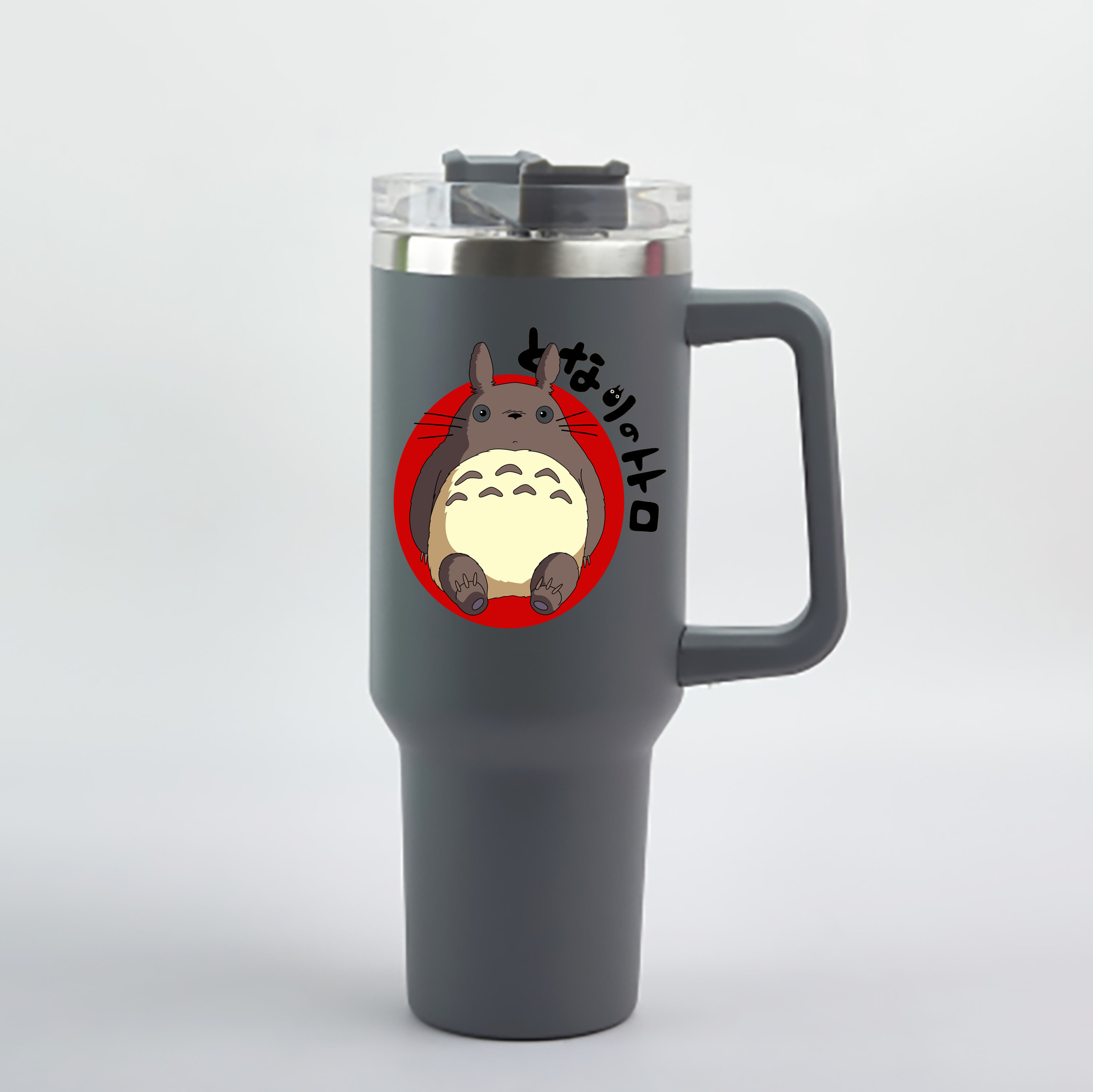 （画像用） となりのトトロ 草壁メイ 草壁サツキ My Neighbor Totoro Satsuki Kusakabe Mei Kusakabe 1200mL車用タンブラー - クリスタルステッカー（プラスチックストロー付き）