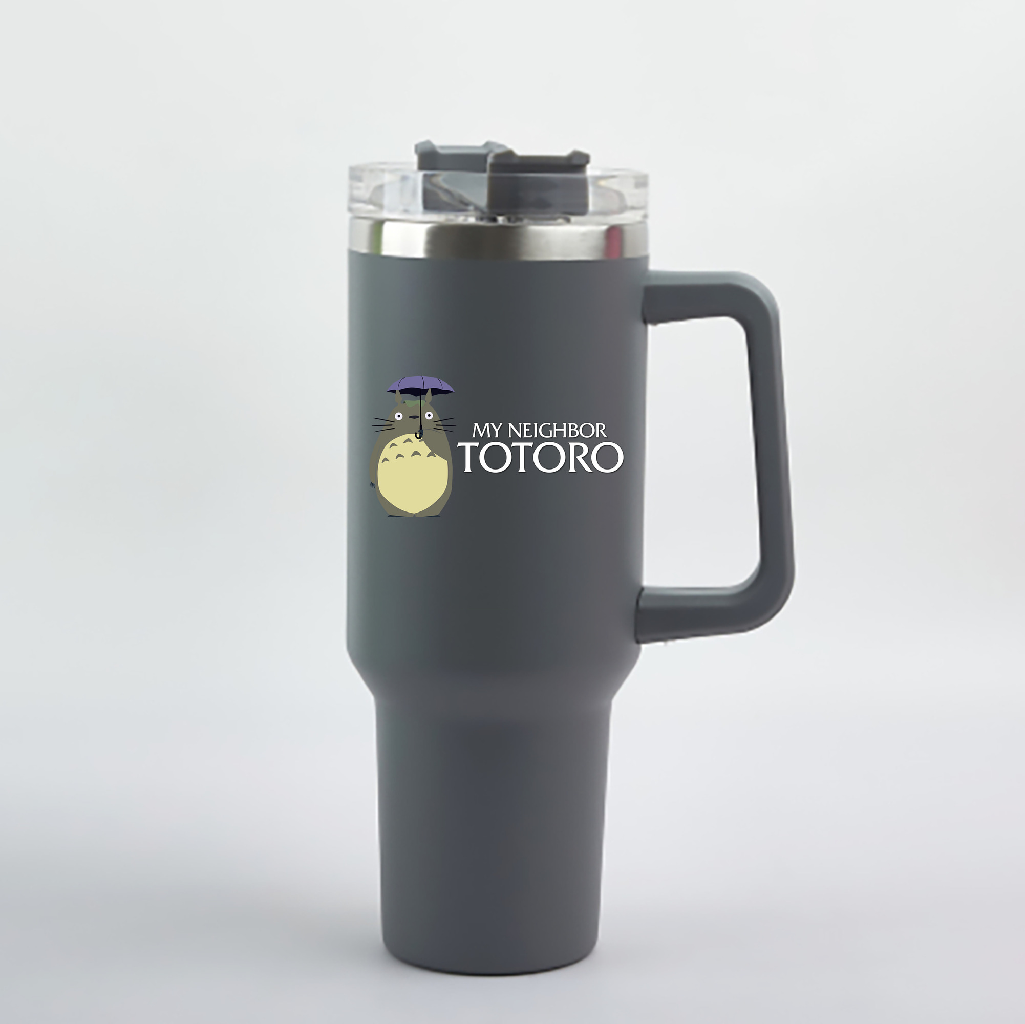 （画像用） となりのトトロ 草壁メイ 草壁サツキ My Neighbor Totoro Satsuki Kusakabe Mei Kusakabe 1200mL車用タンブラー - クリスタルステッカー（プラスチックストロー付き）