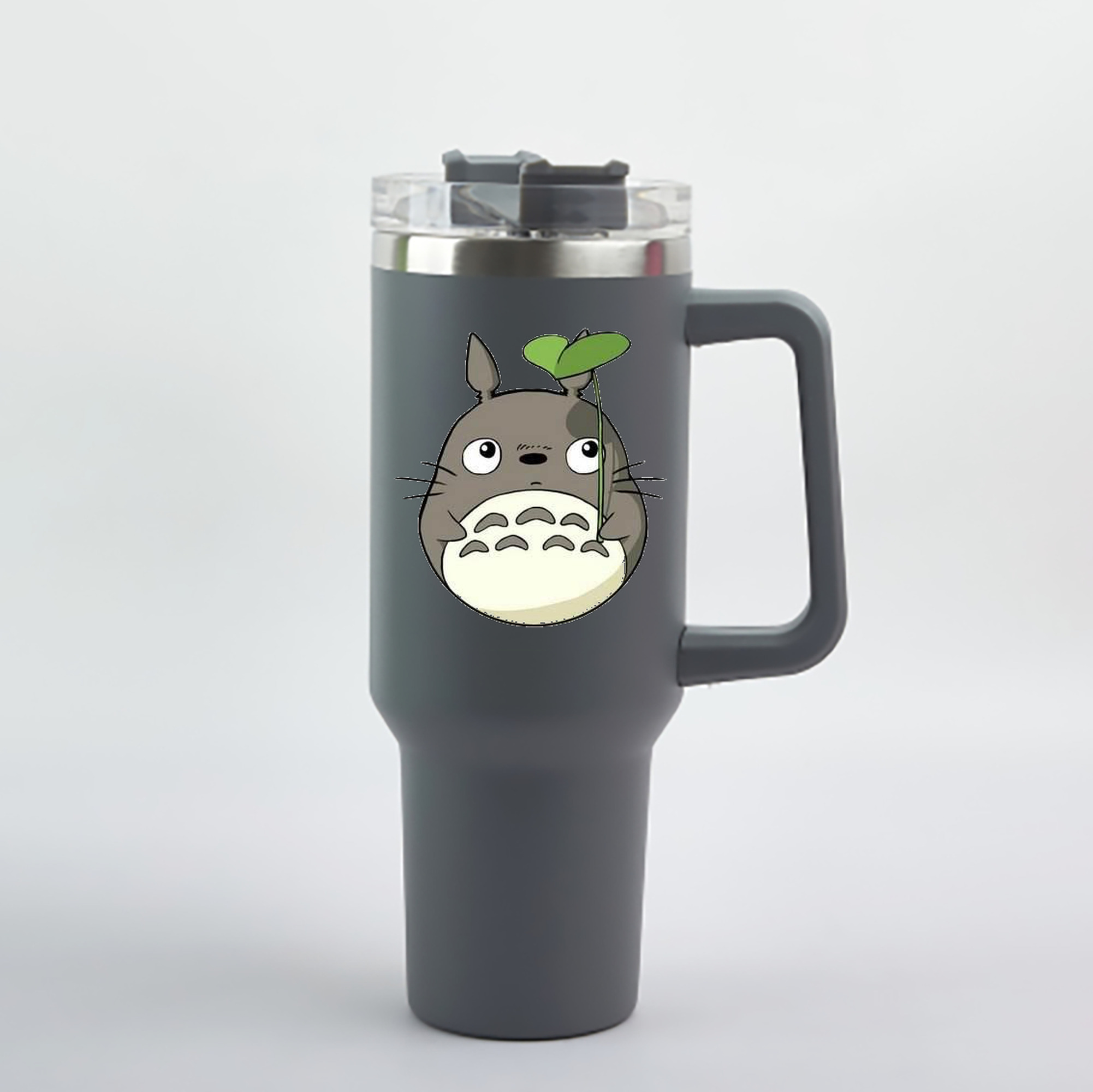 （画像用） となりのトトロ 草壁メイ 草壁サツキ My Neighbor Totoro Satsuki Kusakabe Mei Kusakabe 1200mL車用タンブラー - クリスタルステッカー（プラスチックストロー付き）