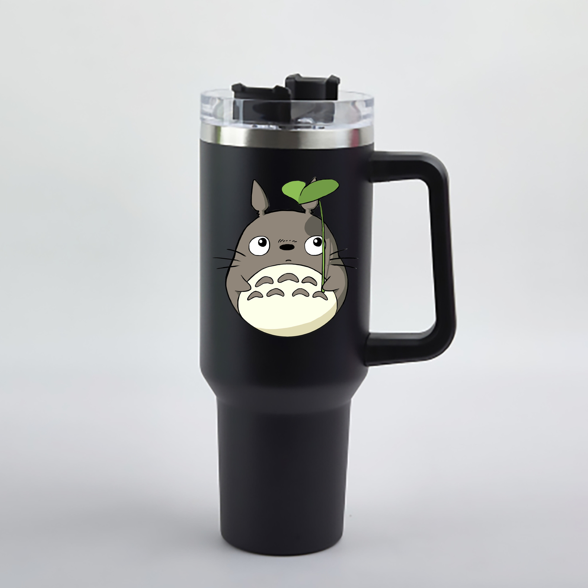 （画像用） となりのトトロ 草壁メイ 草壁サツキ My Neighbor Totoro Satsuki Kusakabe Mei Kusakabe 1200mL車用タンブラー - クリスタルステッカー（プラスチックストロー付き）