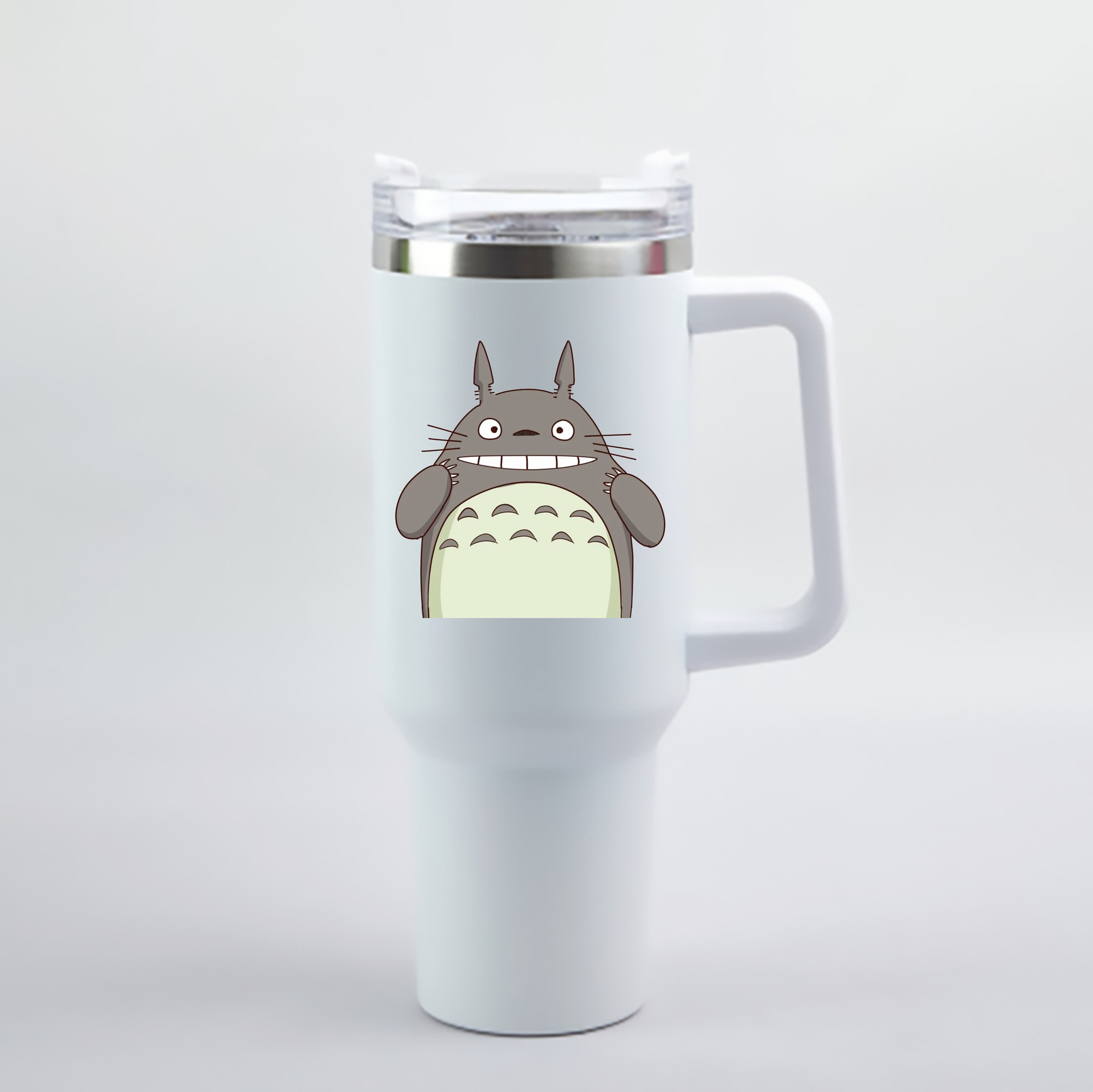 （画像用） となりのトトロ 草壁メイ 草壁サツキ My Neighbor Totoro Satsuki Kusakabe Mei Kusakabe 1200mL車用タンブラー - クリスタルステッカー（プラスチックストロー付き）