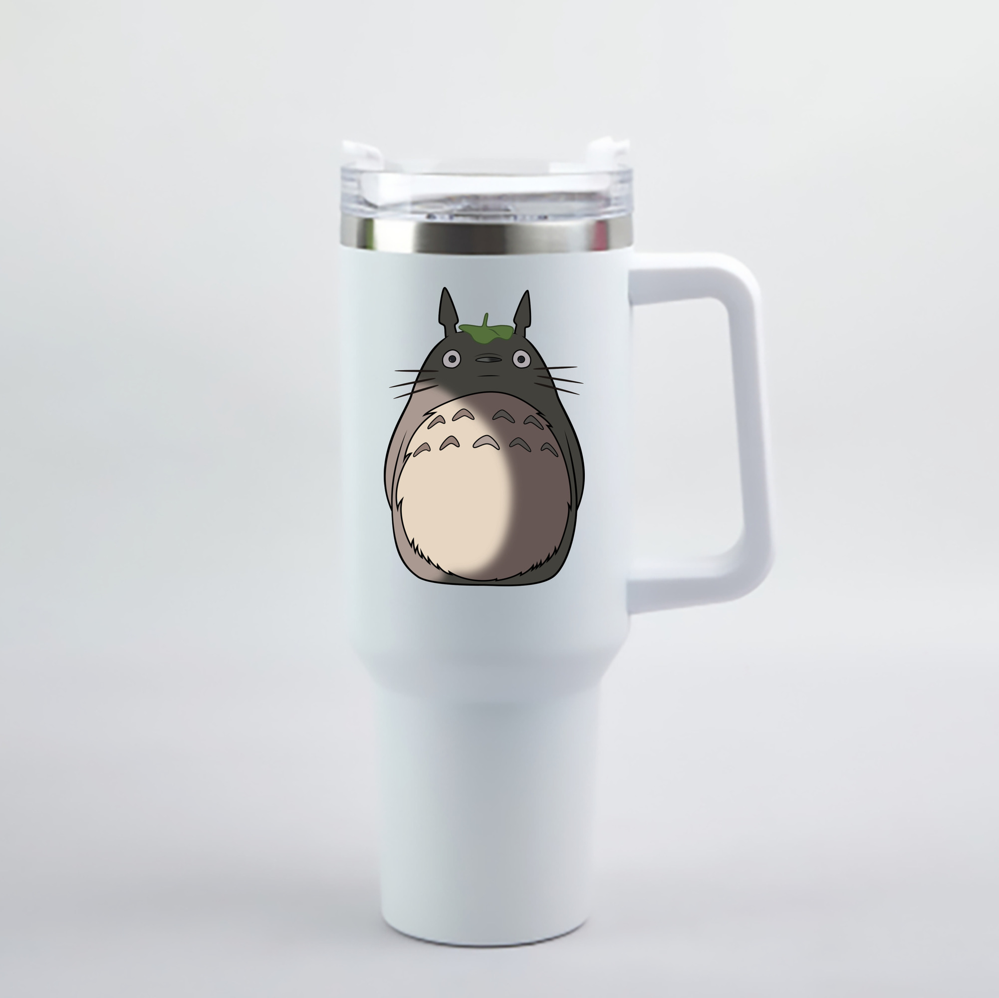 （画像用） となりのトトロ 草壁メイ 草壁サツキ My Neighbor Totoro Satsuki Kusakabe Mei Kusakabe 1200mL車用タンブラー - クリスタルステッカー（プラスチックストロー付き）