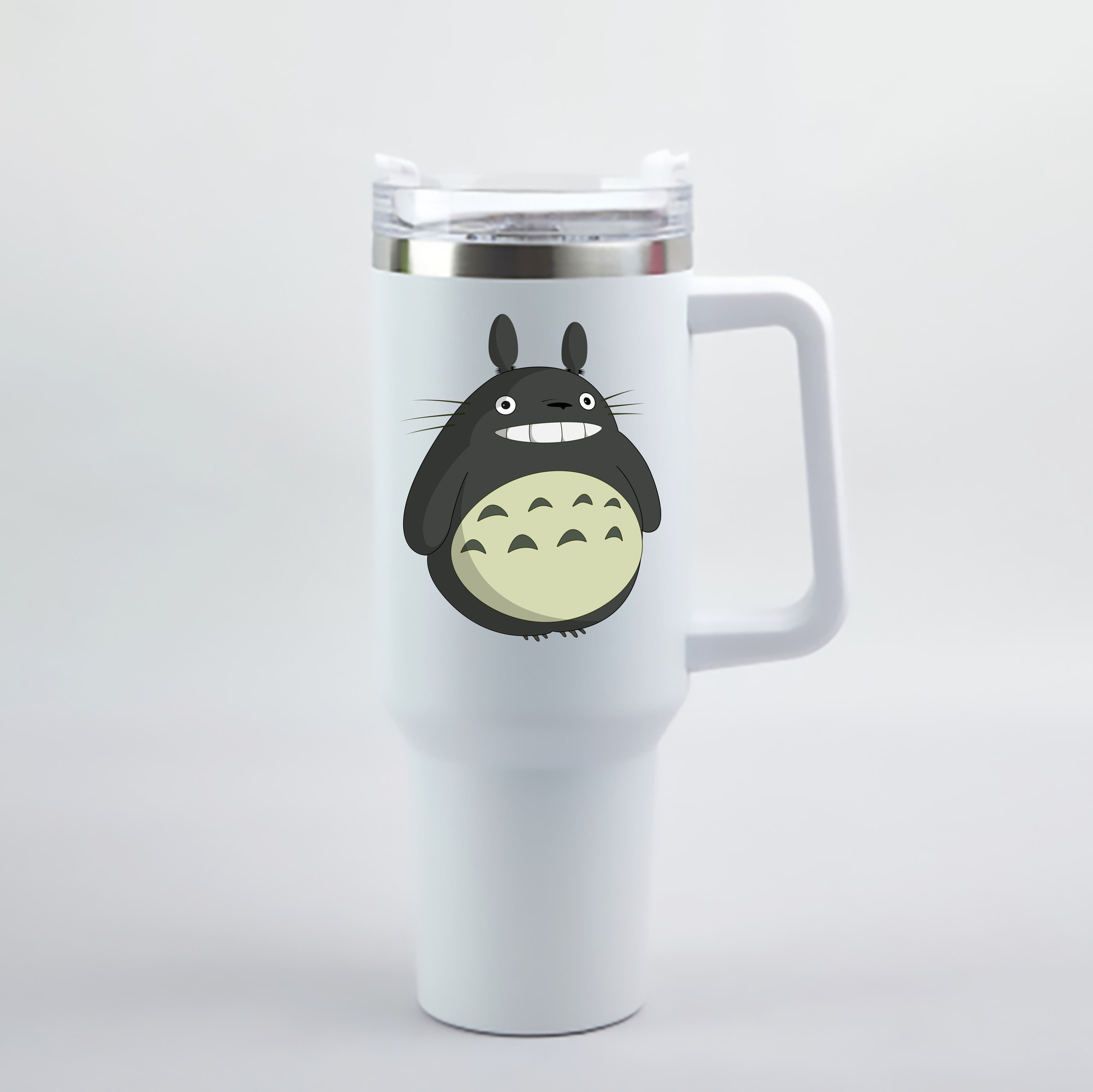 （画像用） となりのトトロ 草壁メイ 草壁サツキ My Neighbor Totoro Satsuki Kusakabe Mei Kusakabe 1200mL車用タンブラー - クリスタルステッカー（プラスチックストロー付き）