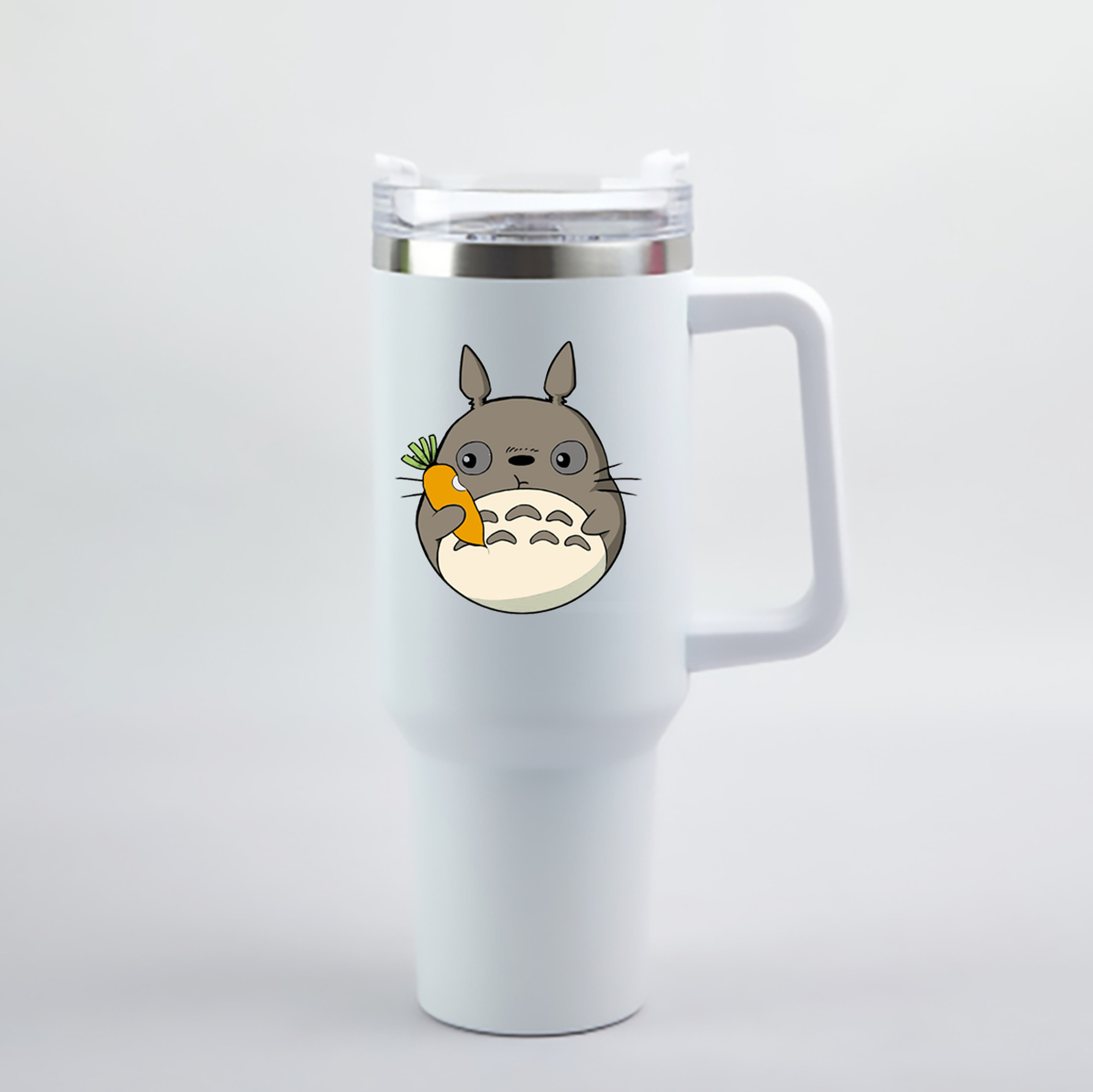 （画像用） となりのトトロ 草壁メイ 草壁サツキ My Neighbor Totoro Satsuki Kusakabe Mei Kusakabe 1200mL車用タンブラー - クリスタルステッカー（プラスチックストロー付き）