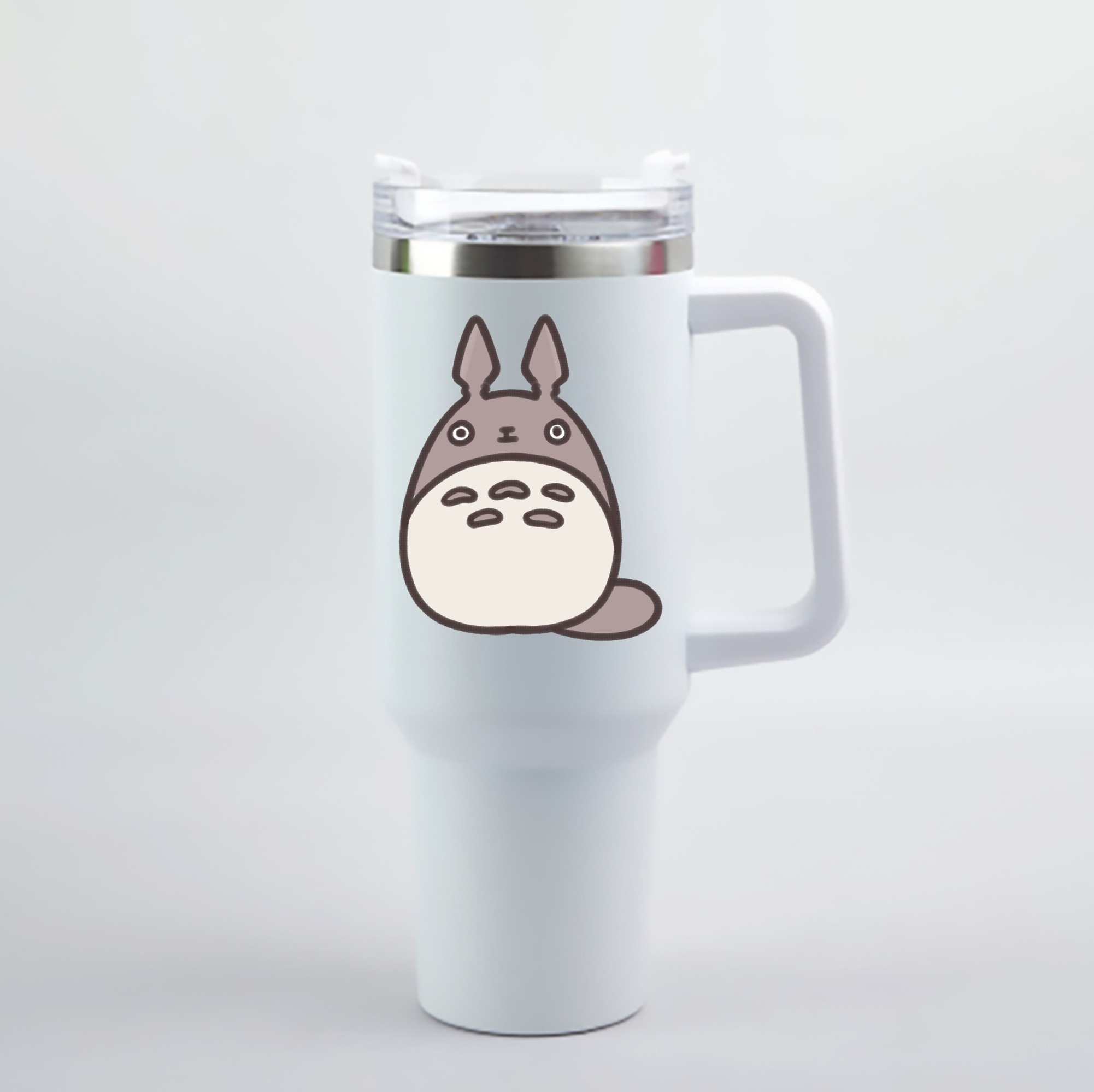 （画像用） となりのトトロ 草壁メイ 草壁サツキ My Neighbor Totoro Satsuki Kusakabe Mei Kusakabe 1200mL車用タンブラー - クリスタルステッカー（プラスチックストロー付き）