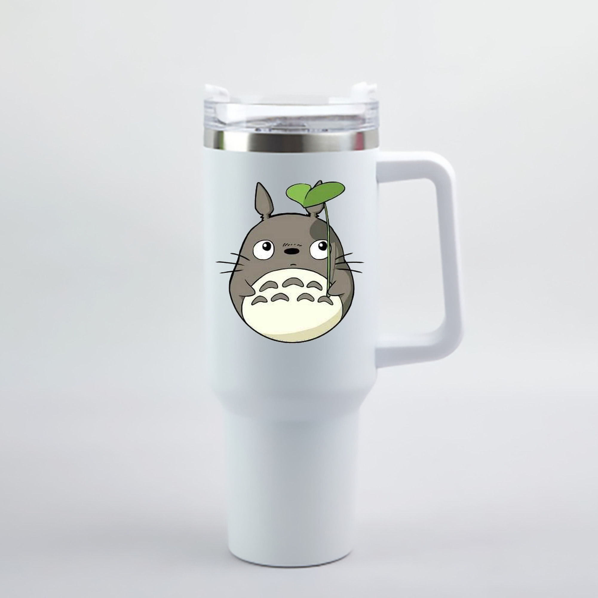 （画像用） となりのトトロ 草壁メイ 草壁サツキ My Neighbor Totoro Satsuki Kusakabe Mei Kusakabe 1200mL車用タンブラー - クリスタルステッカー（プラスチックストロー付き）