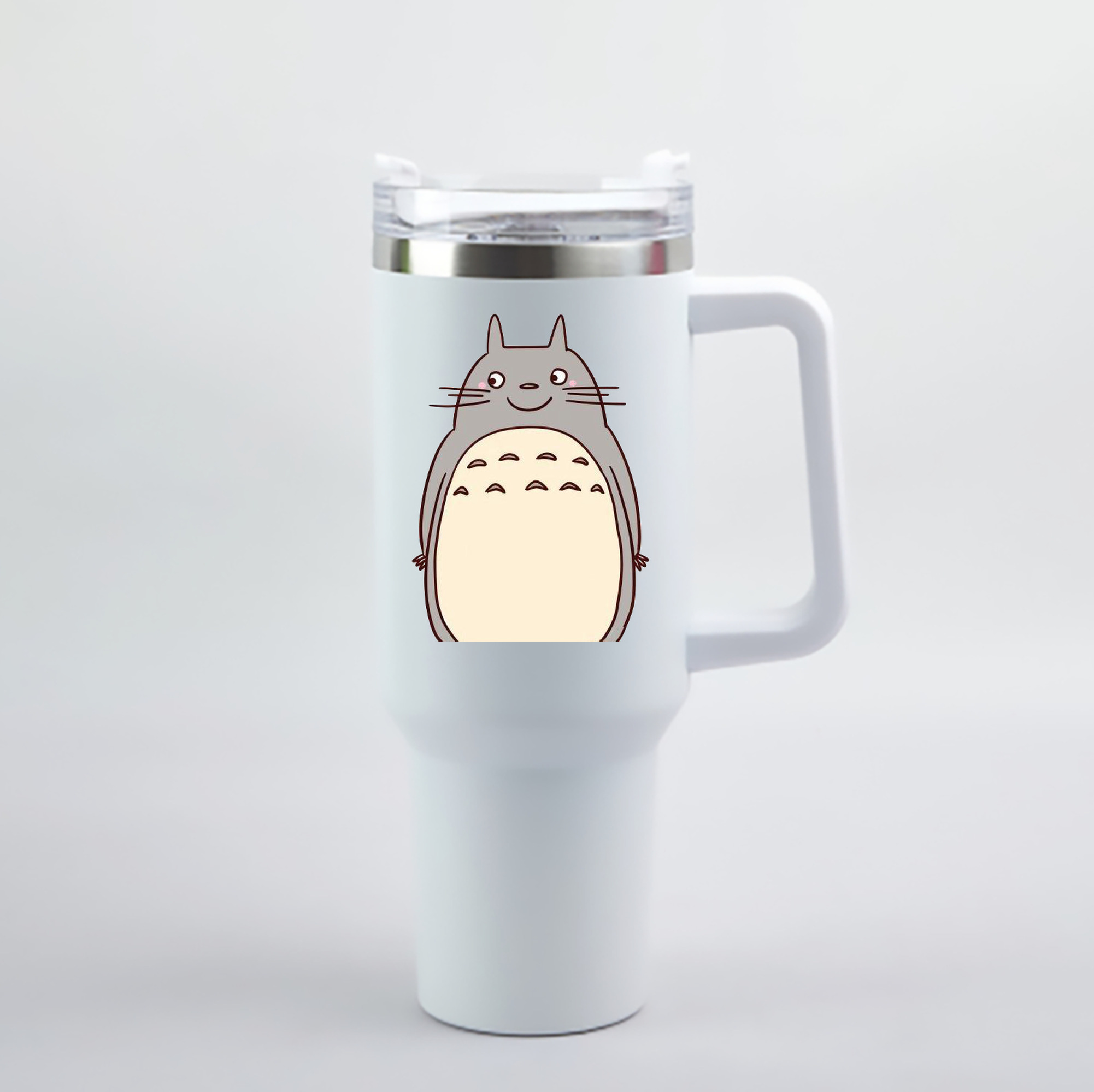 （画像用） となりのトトロ 草壁メイ 草壁サツキ My Neighbor Totoro Satsuki Kusakabe Mei Kusakabe 1200mL車用タンブラー - クリスタルステッカー（プラスチックストロー付き）