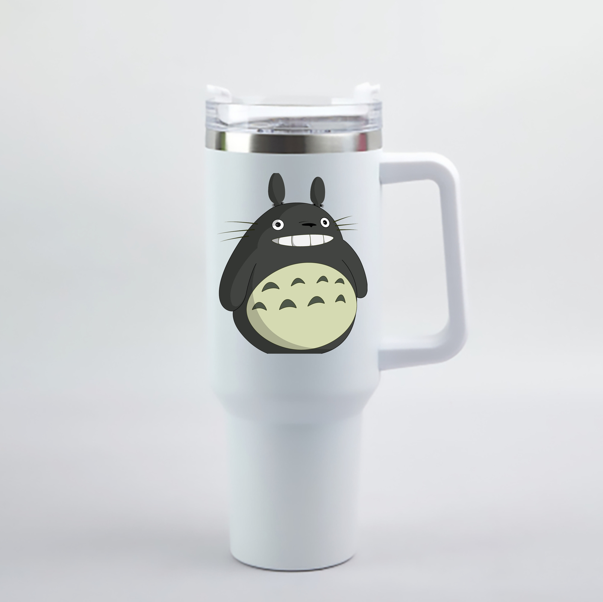 （画像用） となりのトトロ 草壁メイ 草壁サツキ My Neighbor Totoro Satsuki Kusakabe Mei Kusakabe 1200mL車用タンブラー - クリスタルステッカー（プラスチックストロー付き）