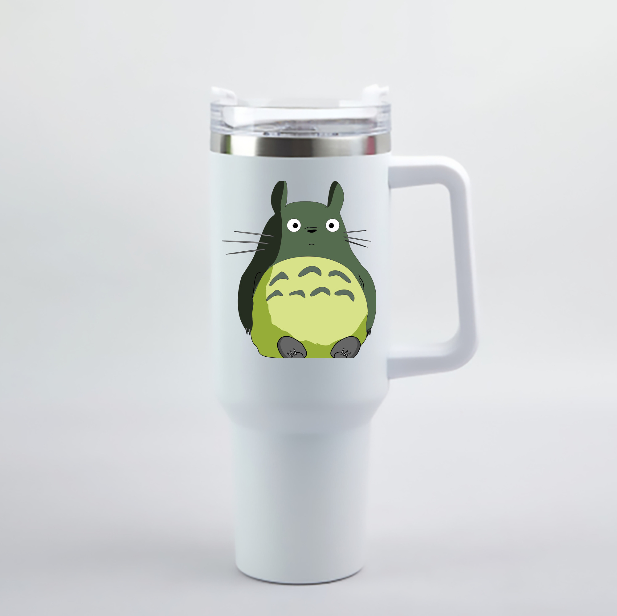 （画像用） となりのトトロ 草壁メイ 草壁サツキ My Neighbor Totoro Satsuki Kusakabe Mei Kusakabe 1200mL車用タンブラー - クリスタルステッカー（プラスチックストロー付き）