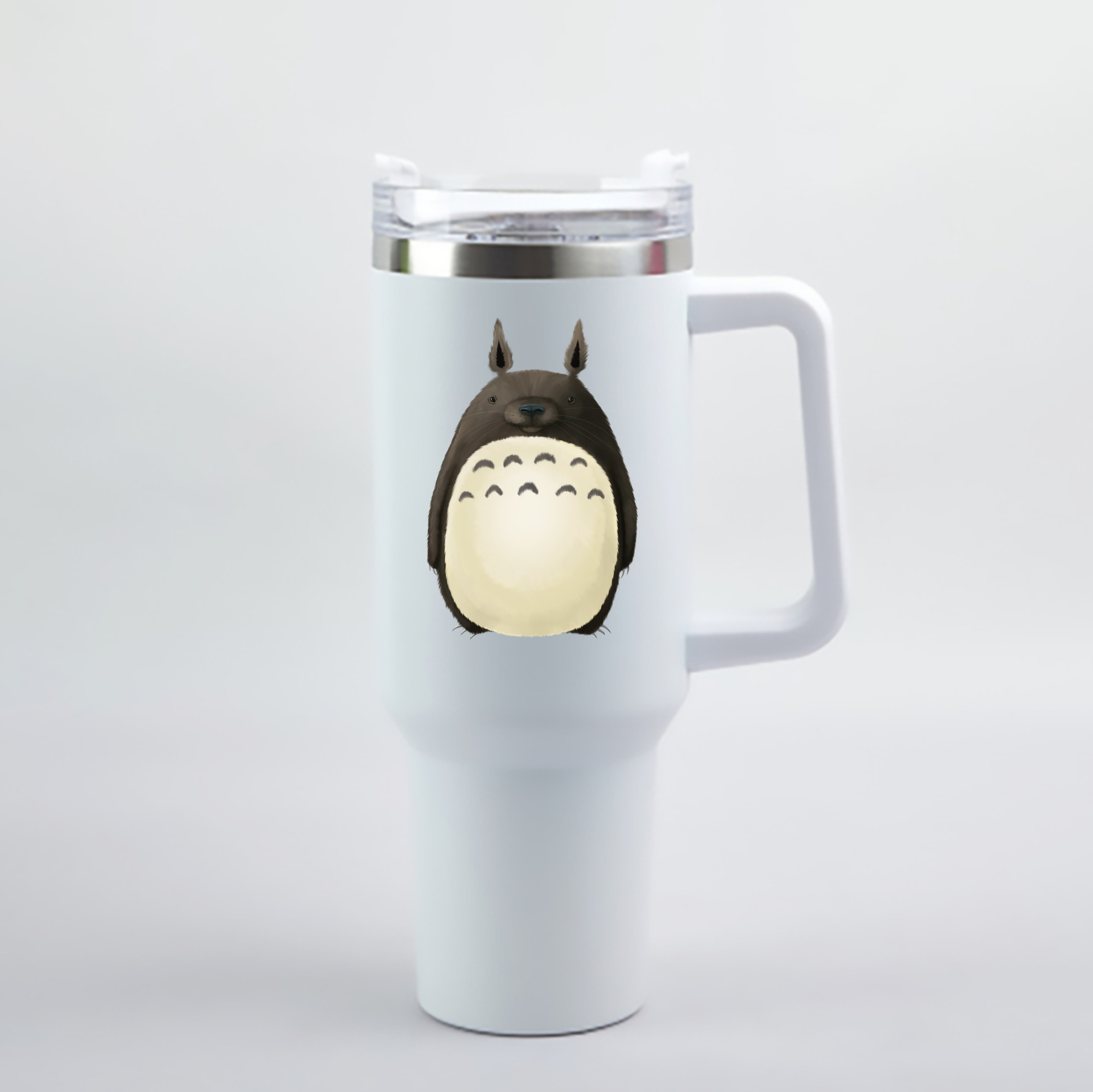 （画像用） となりのトトロ 草壁メイ 草壁サツキ My Neighbor Totoro Satsuki Kusakabe Mei Kusakabe 1200mL車用タンブラー - クリスタルステッカー（プラスチックストロー付き）