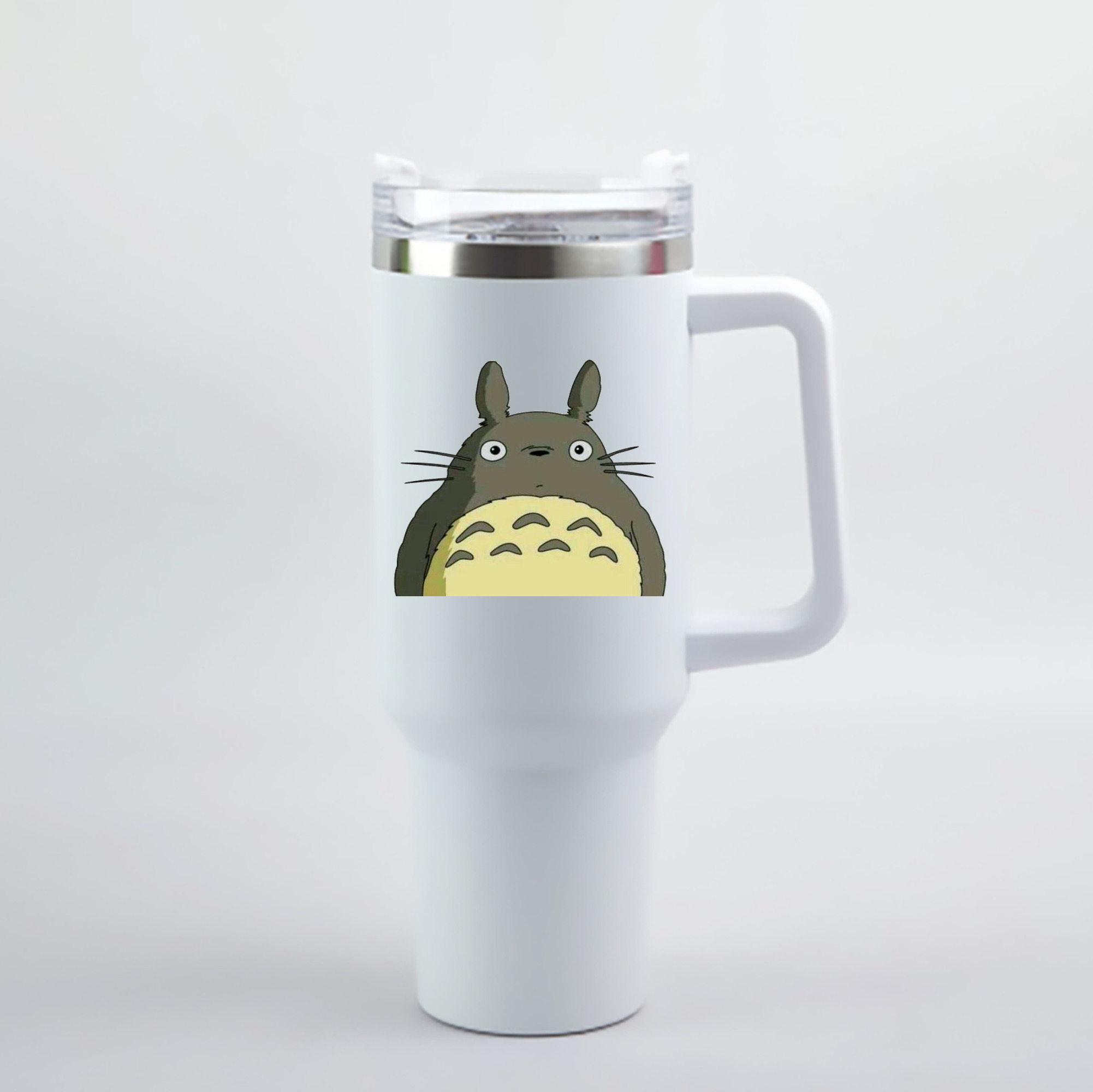 （画像用） となりのトトロ 草壁メイ 草壁サツキ My Neighbor Totoro Satsuki Kusakabe Mei Kusakabe 1200mL車用タンブラー - クリスタルステッカー（プラスチックストロー付き）