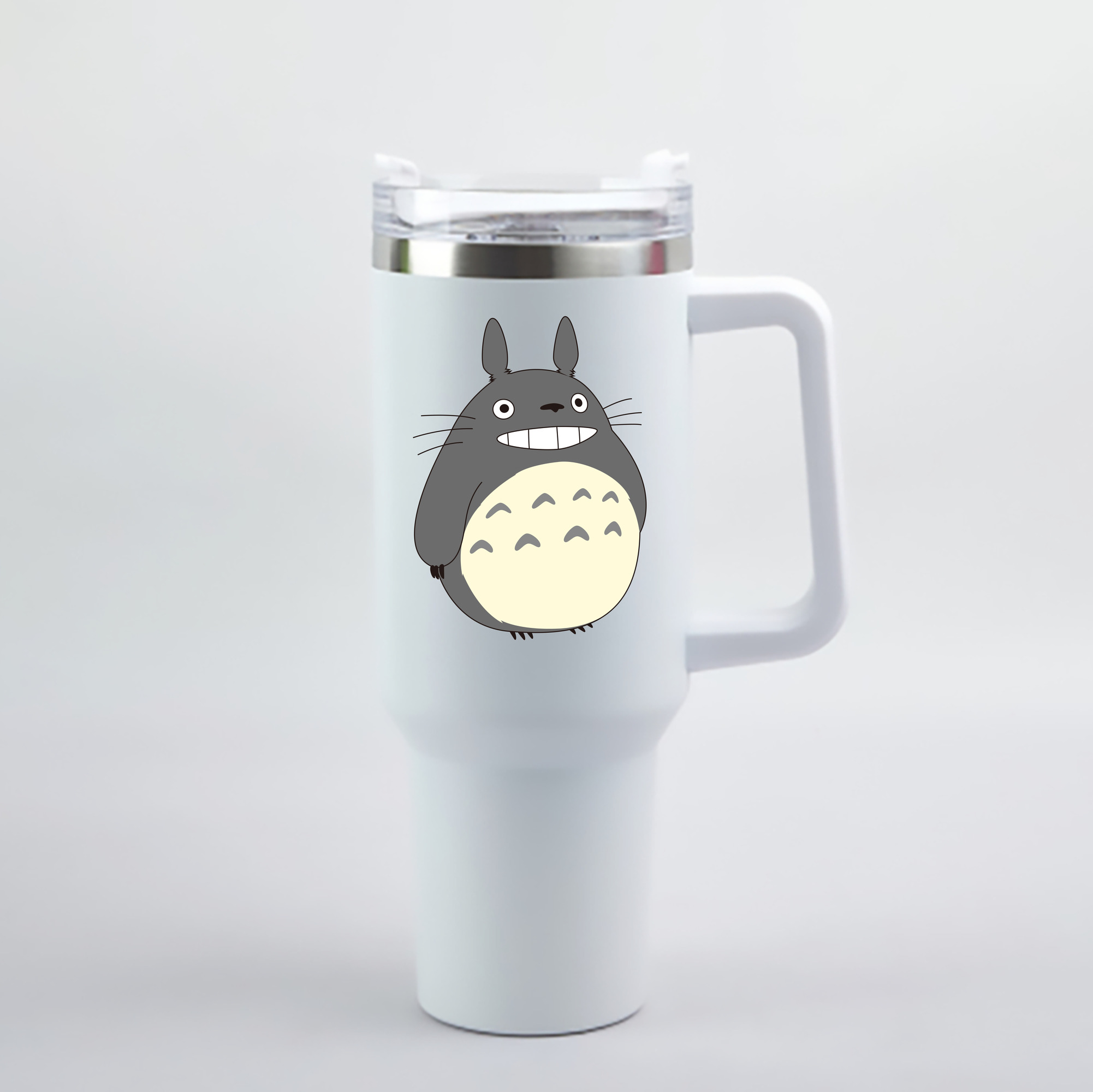 （画像用） となりのトトロ 草壁メイ 草壁サツキ My Neighbor Totoro Satsuki Kusakabe Mei Kusakabe 1200mL車用タンブラー - クリスタルステッカー（プラスチックストロー付き）