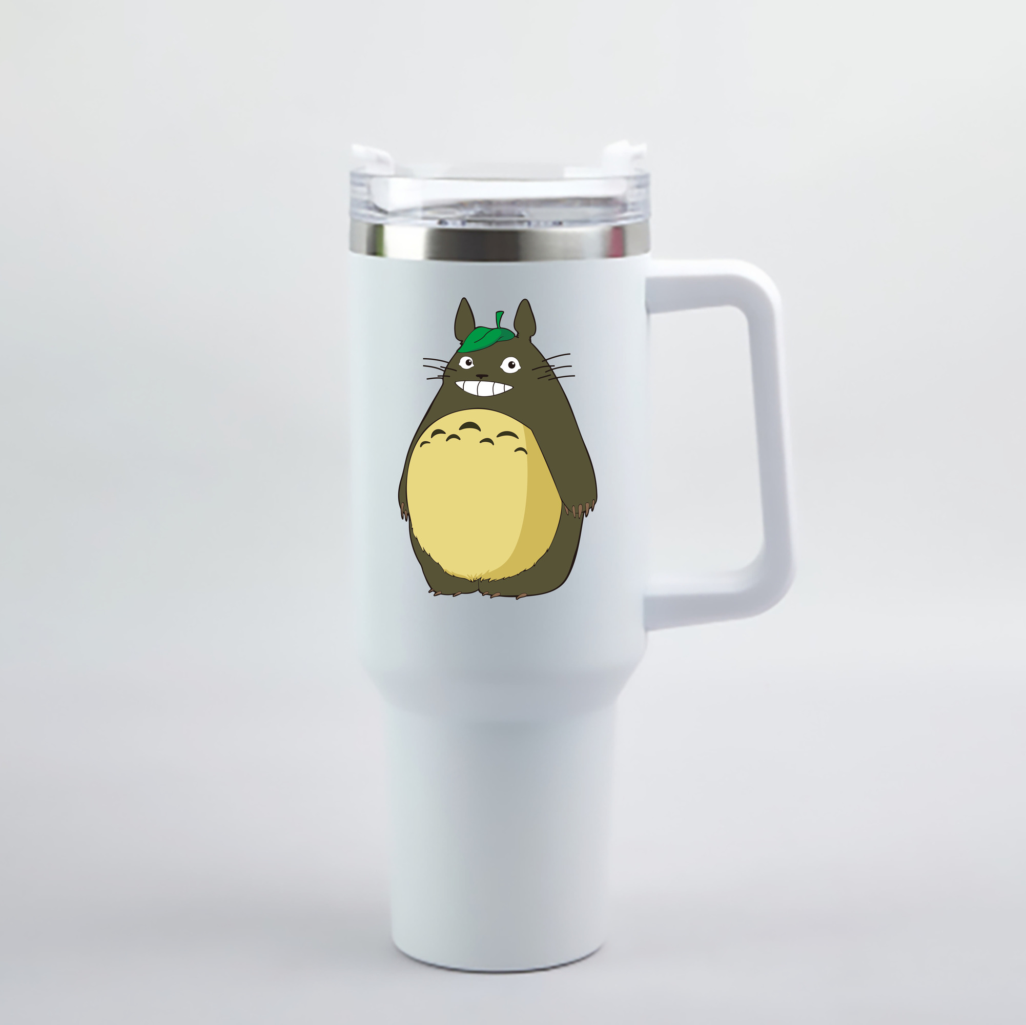 （画像用） となりのトトロ 草壁メイ 草壁サツキ My Neighbor Totoro Satsuki Kusakabe Mei Kusakabe 1200mL車用タンブラー - クリスタルステッカー（プラスチックストロー付き）