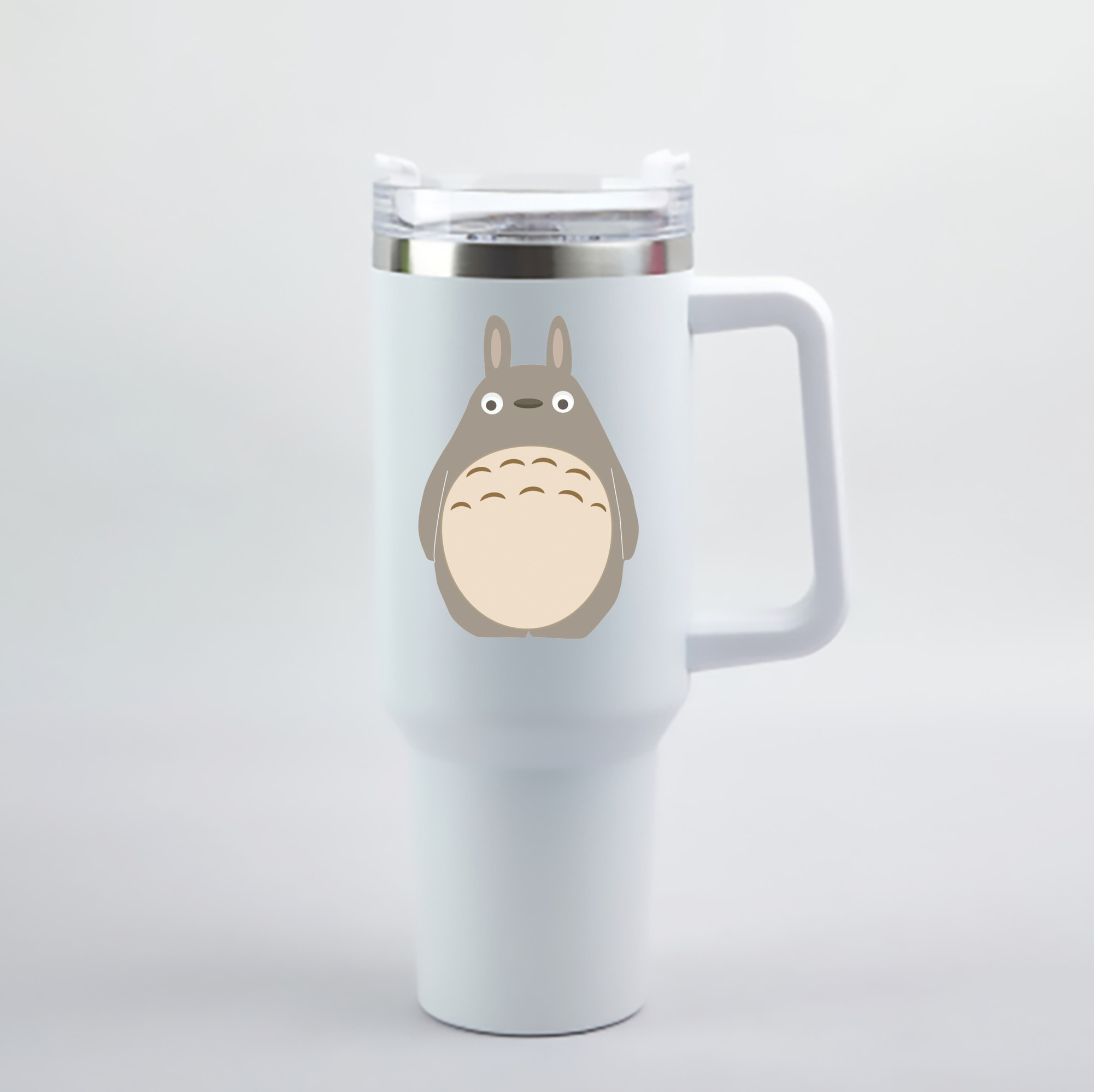 （画像用） となりのトトロ 草壁メイ 草壁サツキ My Neighbor Totoro Satsuki Kusakabe Mei Kusakabe 1200mL車用タンブラー - クリスタルステッカー（プラスチックストロー付き）