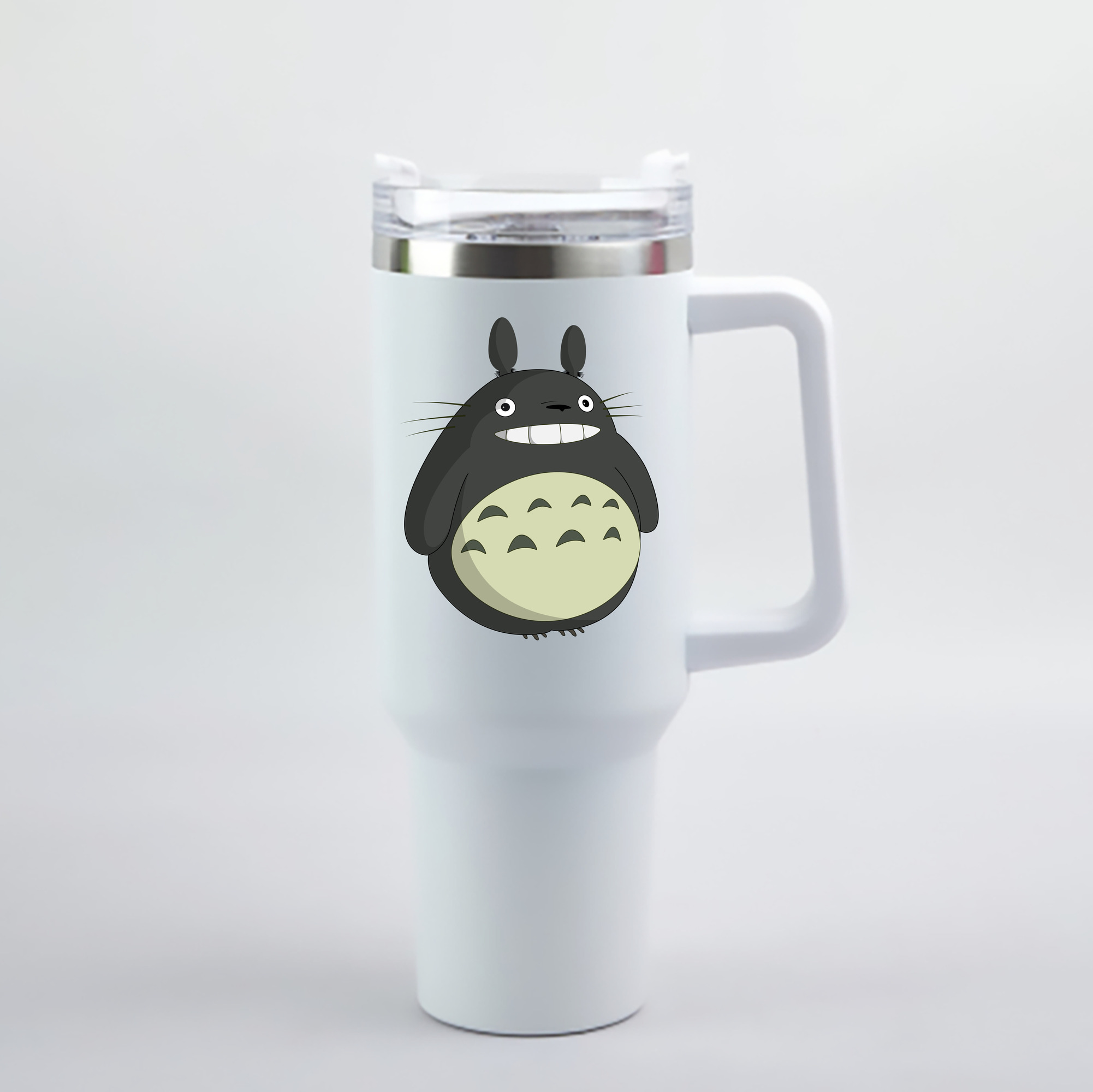 （画像用） となりのトトロ 草壁メイ 草壁サツキ My Neighbor Totoro Satsuki Kusakabe Mei Kusakabe 1200mL車用タンブラー - クリスタルステッカー（プラスチックストロー付き）
