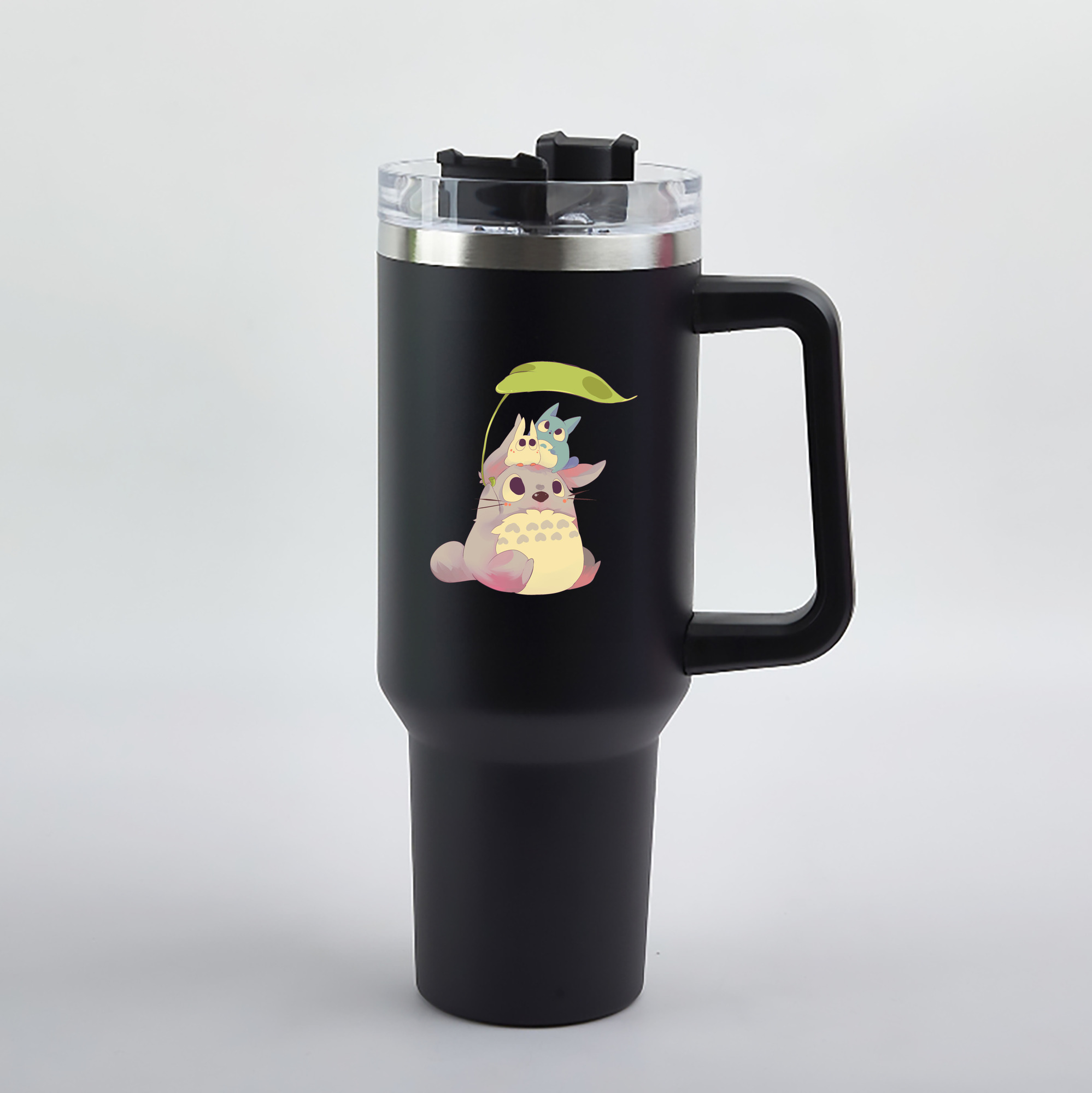 （画像用） となりのトトロ 草壁メイ 草壁サツキ My Neighbor Totoro Satsuki Kusakabe Mei Kusakabe 1200mL車用タンブラー（カラープリント）