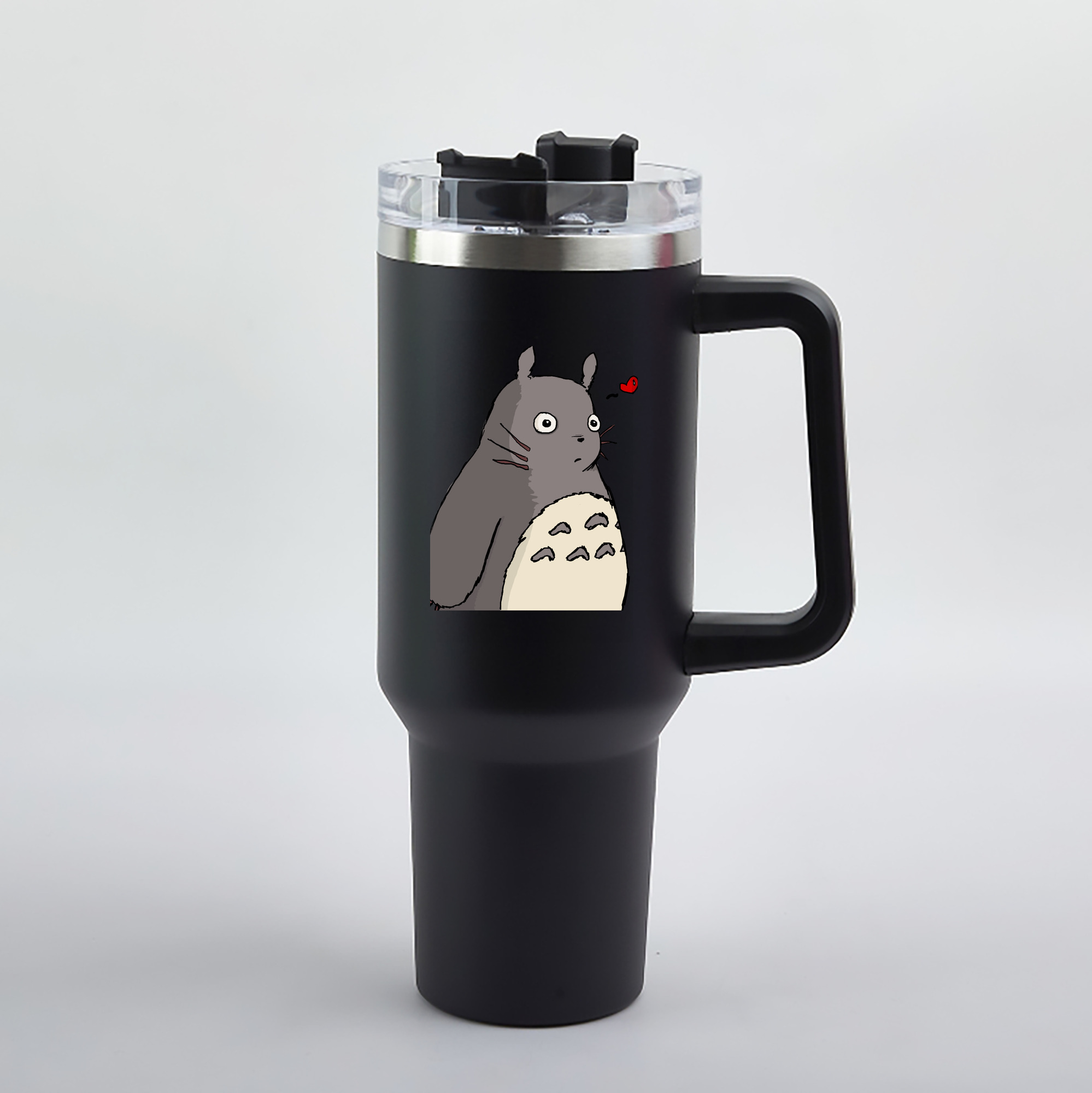（画像用） となりのトトロ 草壁メイ 草壁サツキ My Neighbor Totoro Satsuki Kusakabe Mei Kusakabe 1200mL車用タンブラー（カラープリント）
