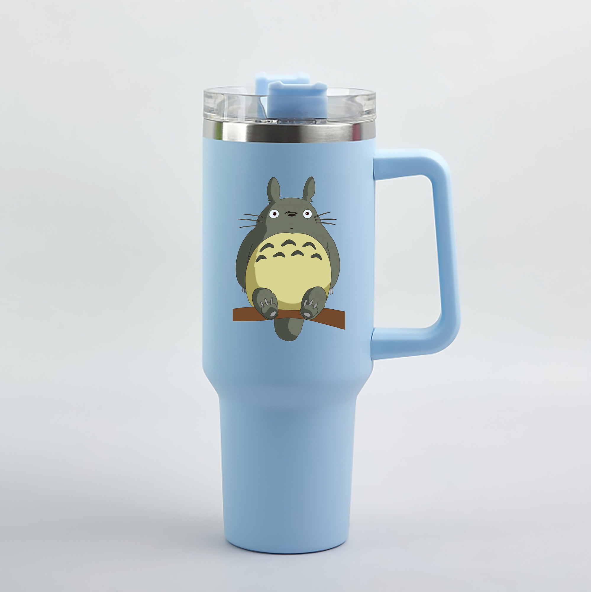 （画像用） となりのトトロ 草壁メイ 草壁サツキ My Neighbor Totoro Satsuki Kusakabe Mei Kusakabe 1200mL車用タンブラー（カラープリント）